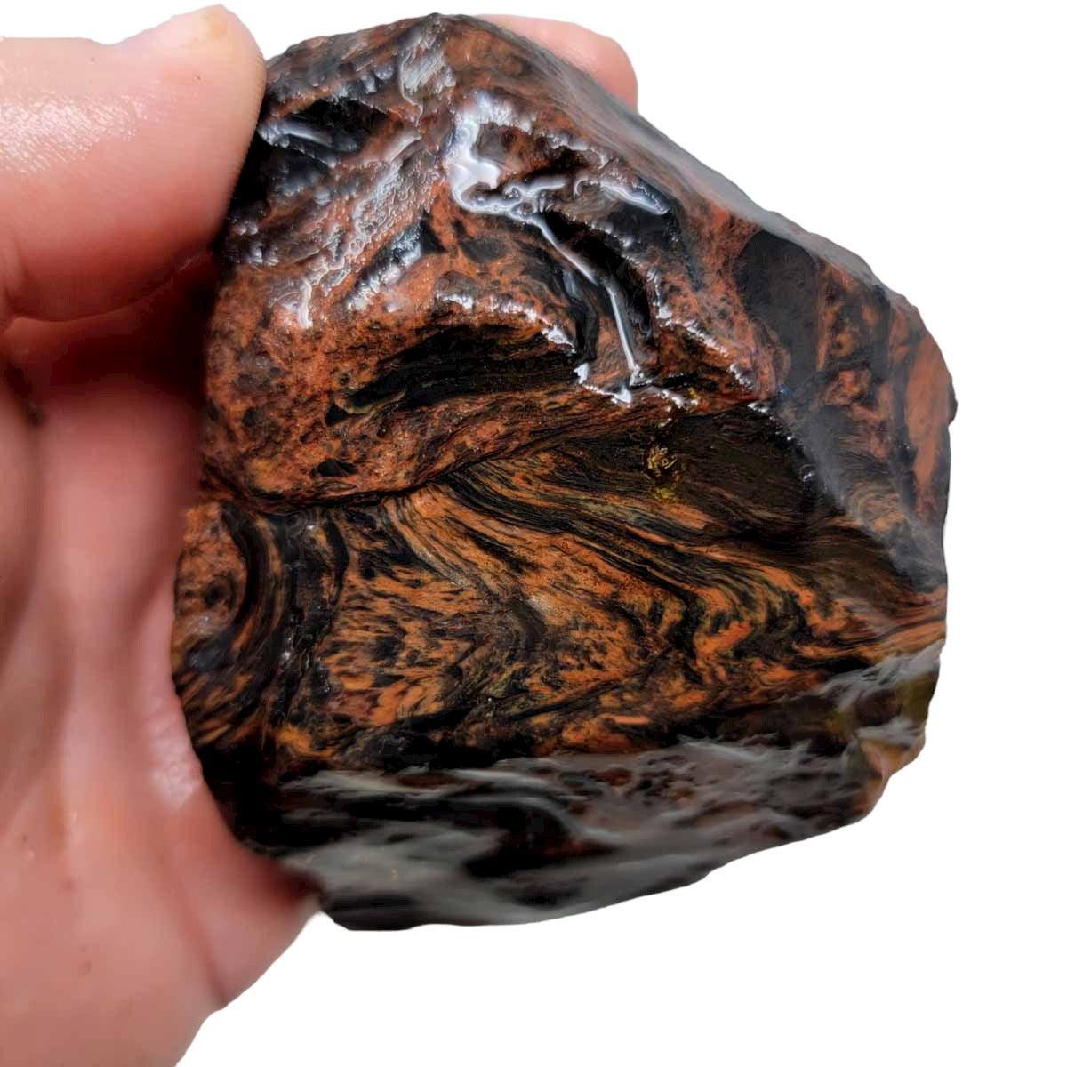 Tri-Flow Obsidian Rough Chunk! - LapidaryCentral