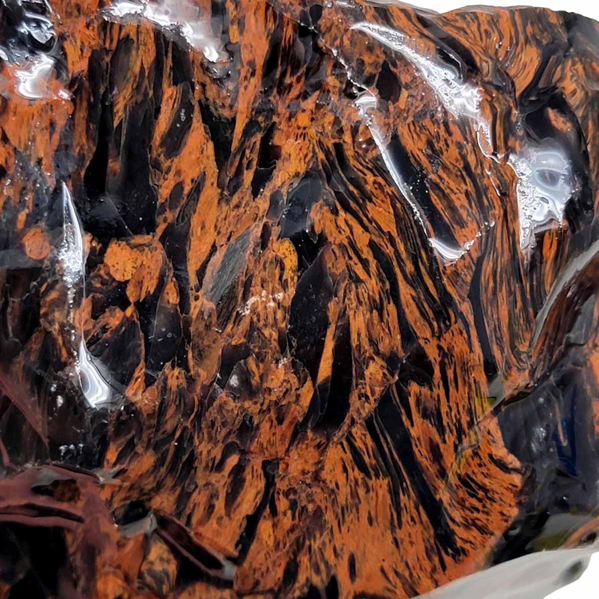 Tri-Flow Obsidian Rough Chunk! - LapidaryCentral