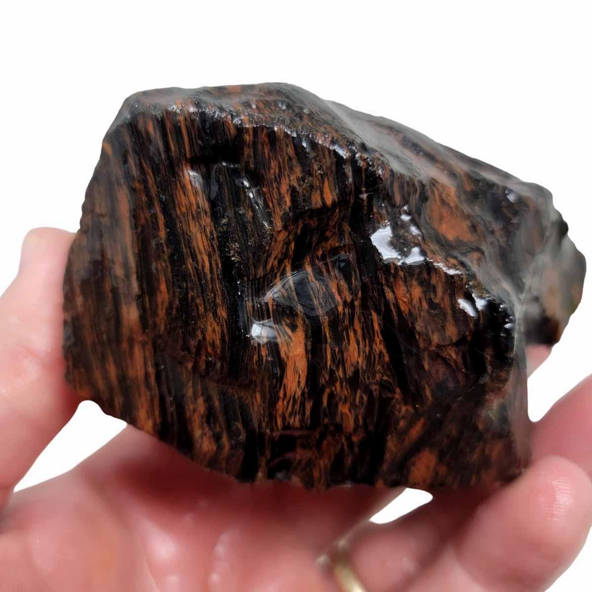 Tri-Flow Obsidian Rough Chunk! - LapidaryCentral
