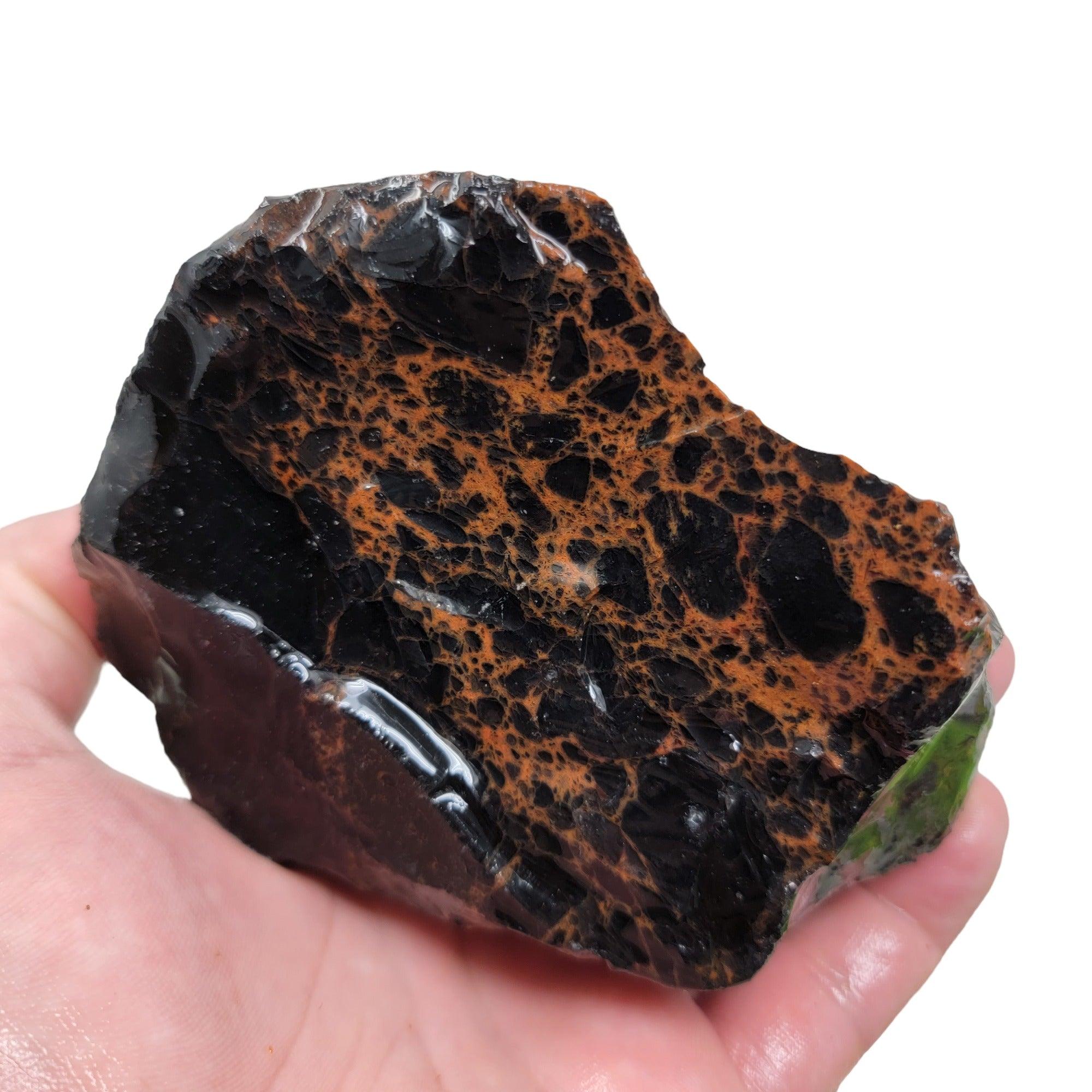 Tri-Flow Obsidian Rough Chunk! - LapidaryCentral