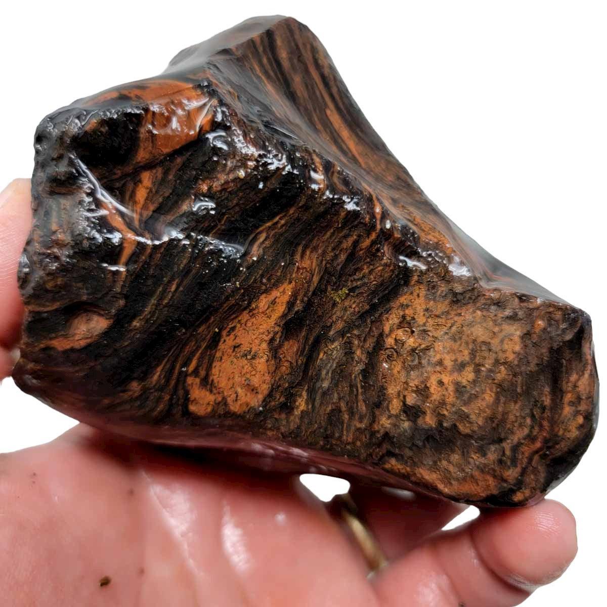 Tri-Flow Obsidian Rough Chunk! - LapidaryCentral