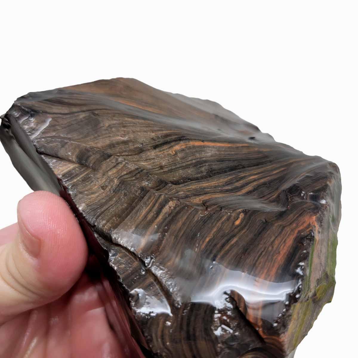 Tri-Flow Obsidian Rough Chunk! - LapidaryCentral