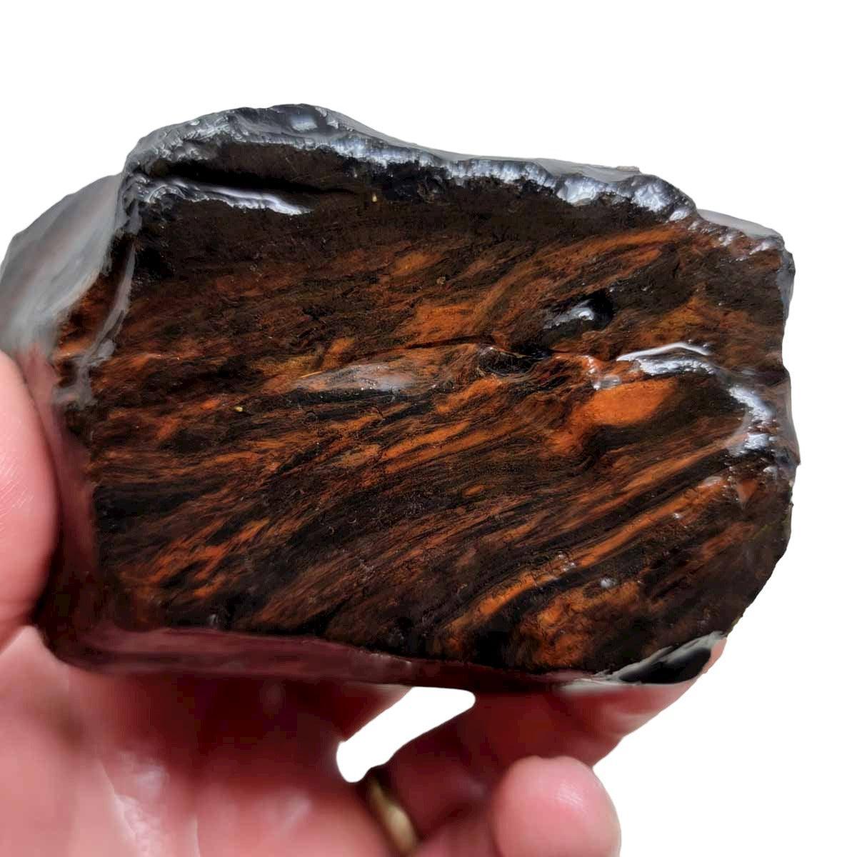 Tri-Flow Obsidian Rough Chunk! - LapidaryCentral
