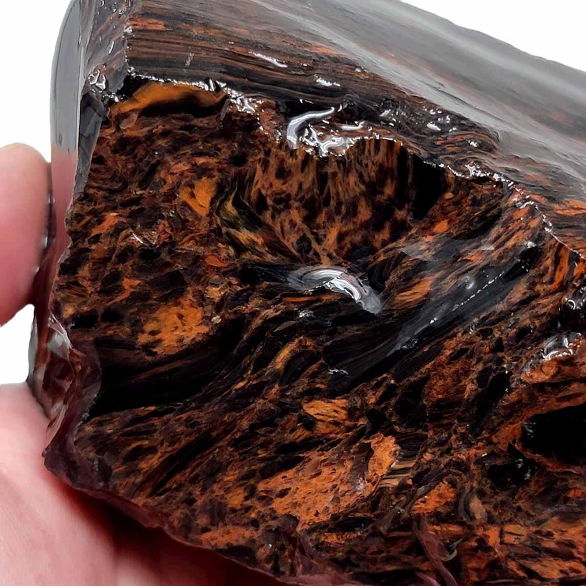 Tri-Flow Obsidian Rough Chunk! - LapidaryCentral