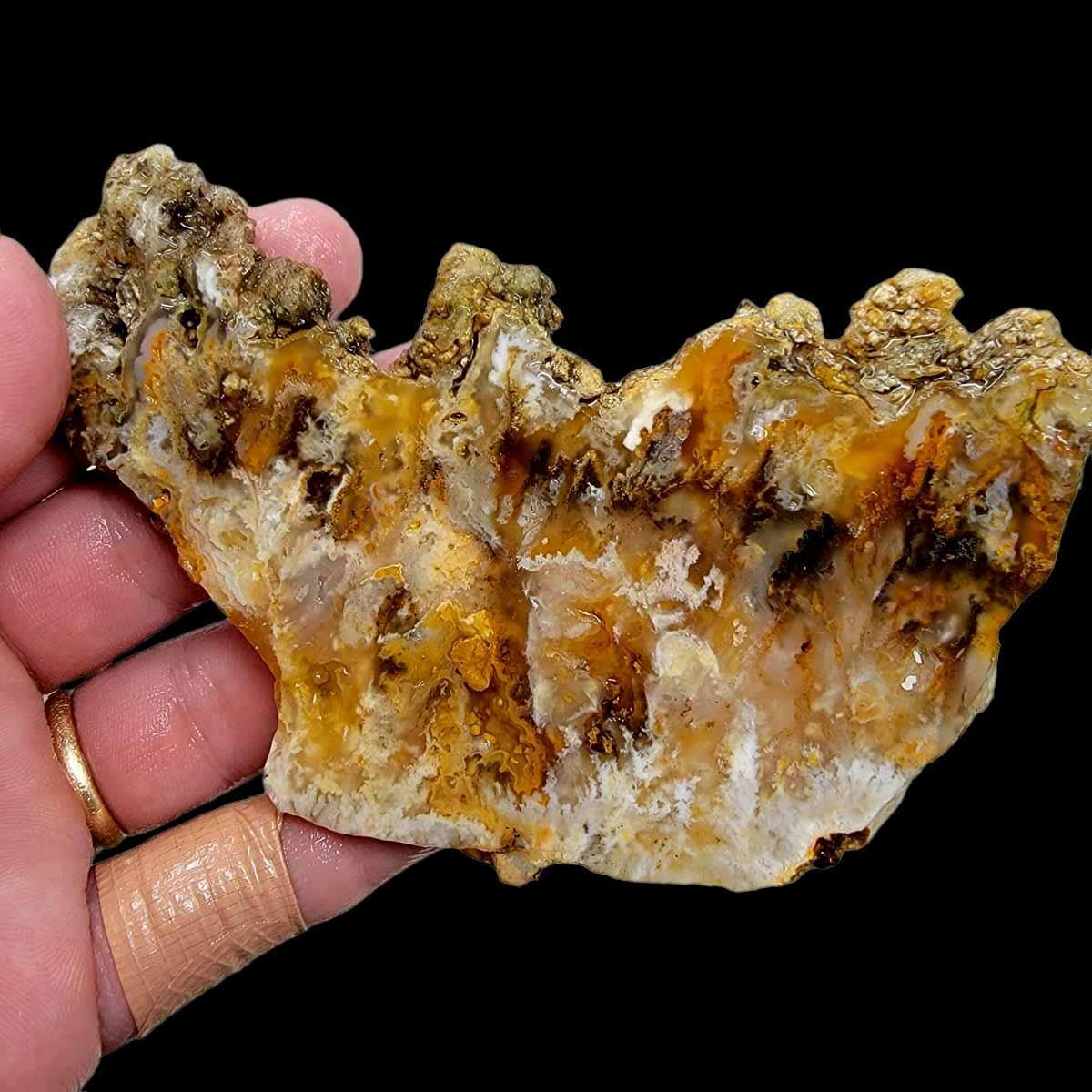 Graveyard Point Plume Agate Slab! Lapidary Stone Slab! - LapidaryCentral