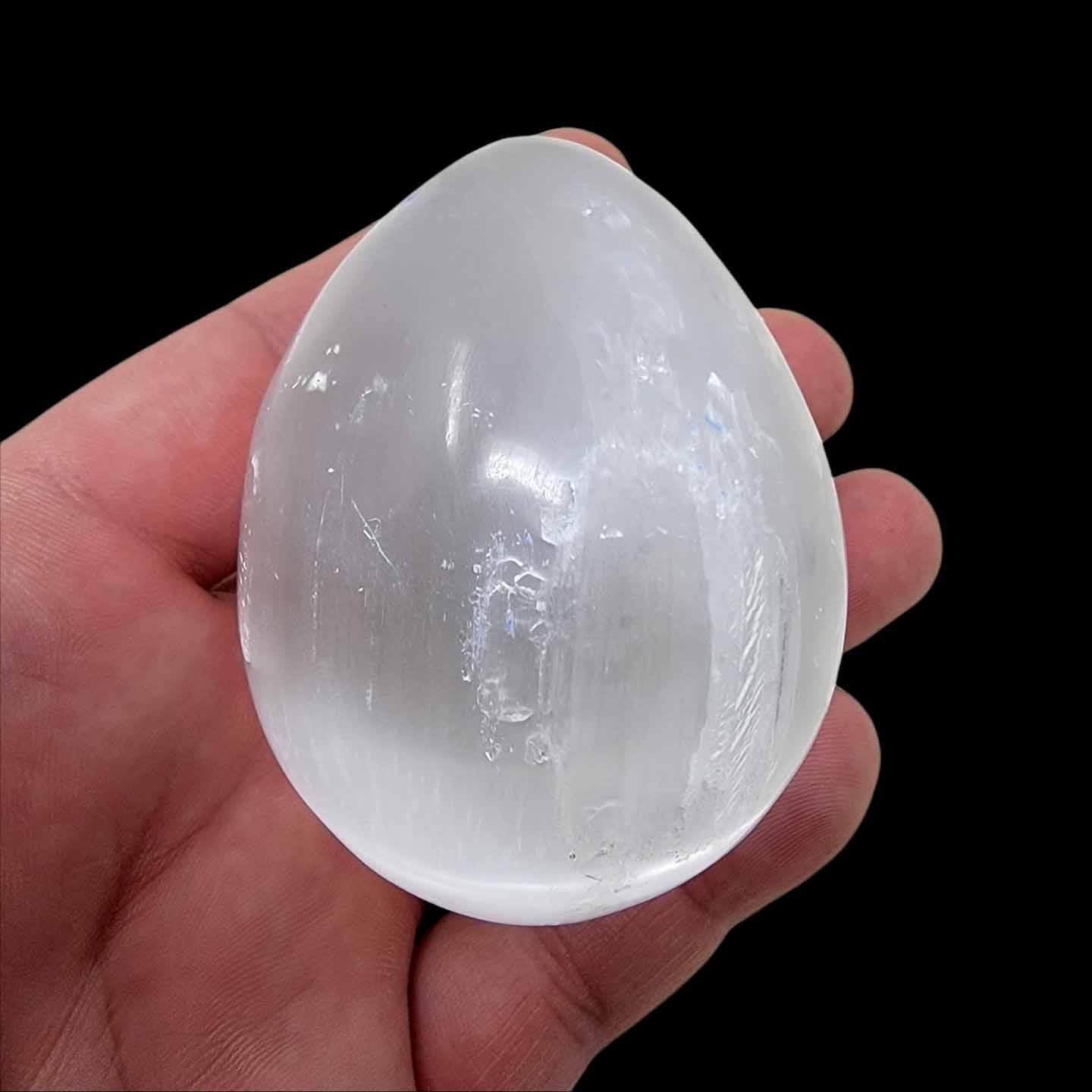 2 1/2 Inch Polished Selenite Eggs Moroccan Quarry! - LapidaryCentral