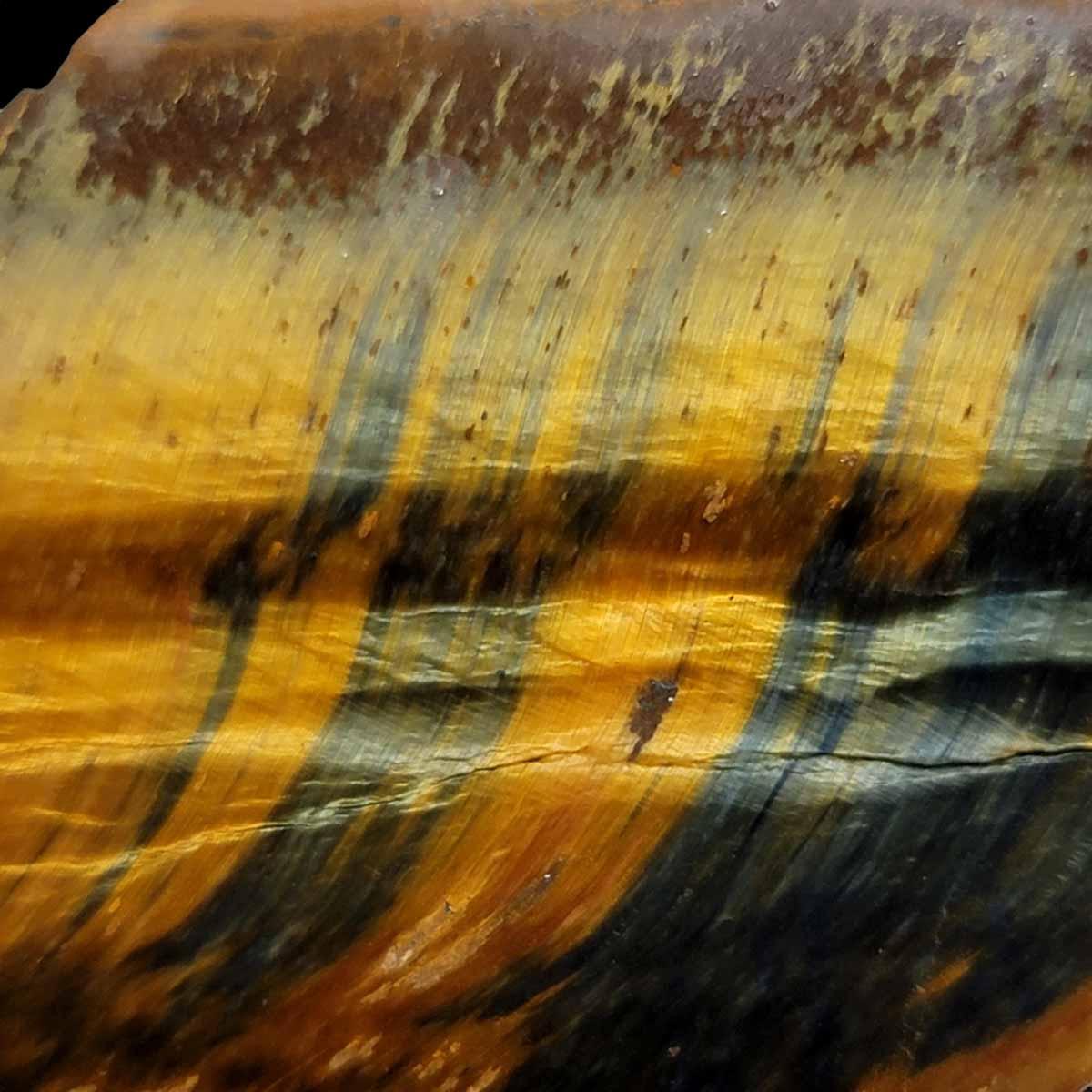 Hawkeye TigerEye Slab! Lapidary Stone Slab! - LapidaryCentral