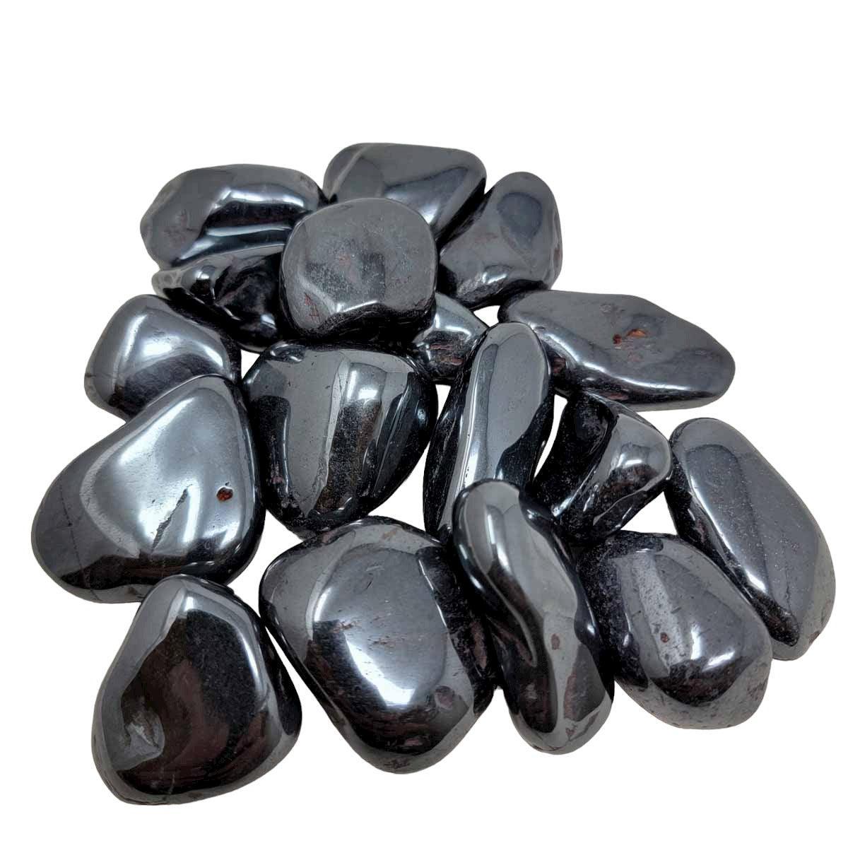 Hematite Tumbled Polished Pocket Stones! 200 grams! - LapidaryCentral
