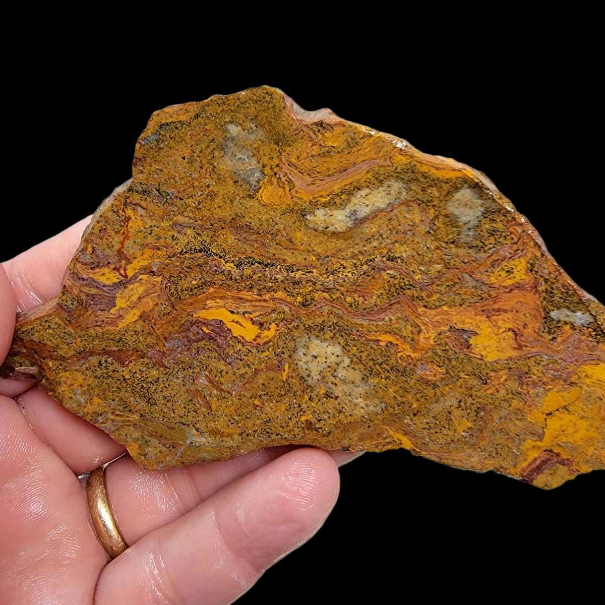 Hidden Canyon Moss Jasper Slab! Lapidary Stone Slab! - LapidaryCentral