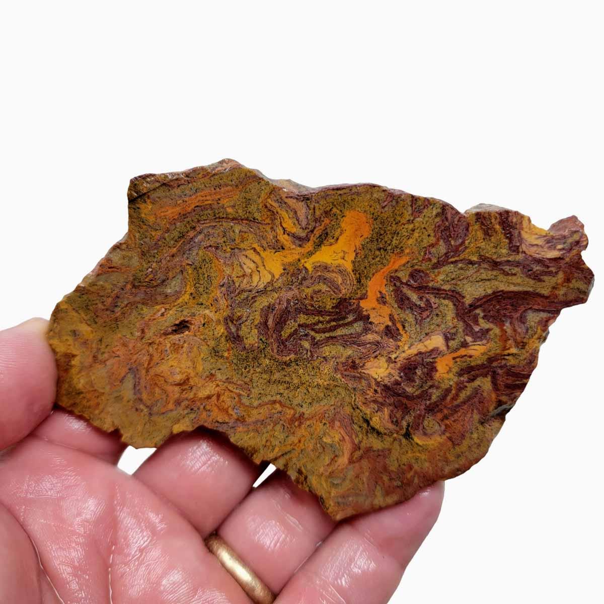 Hidden Canyon Moss Jasper Slab! Lapidary Stone Slab! - LapidaryCentral