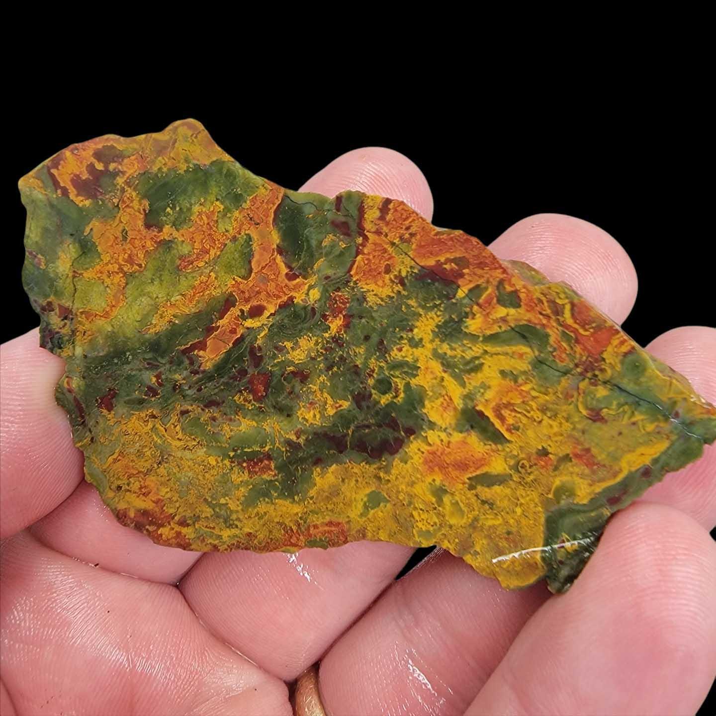 Dragon Jasper Kaleidoscope Jasper Slab! Lapidary Stone Slab!