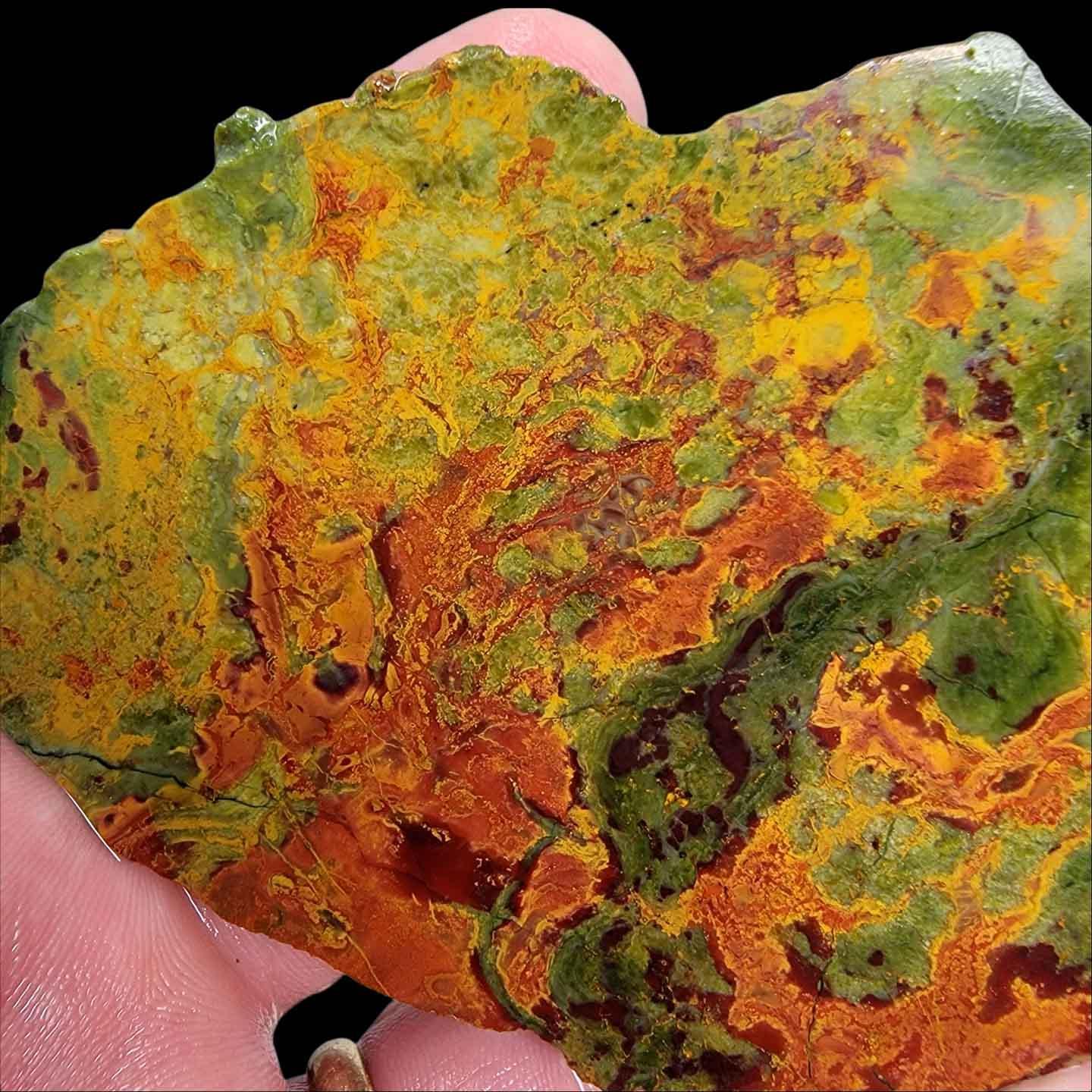 Dragon Jasper Kaleidoscope Jasper Slab! Lapidary Stone Slab! - LapidaryCentral