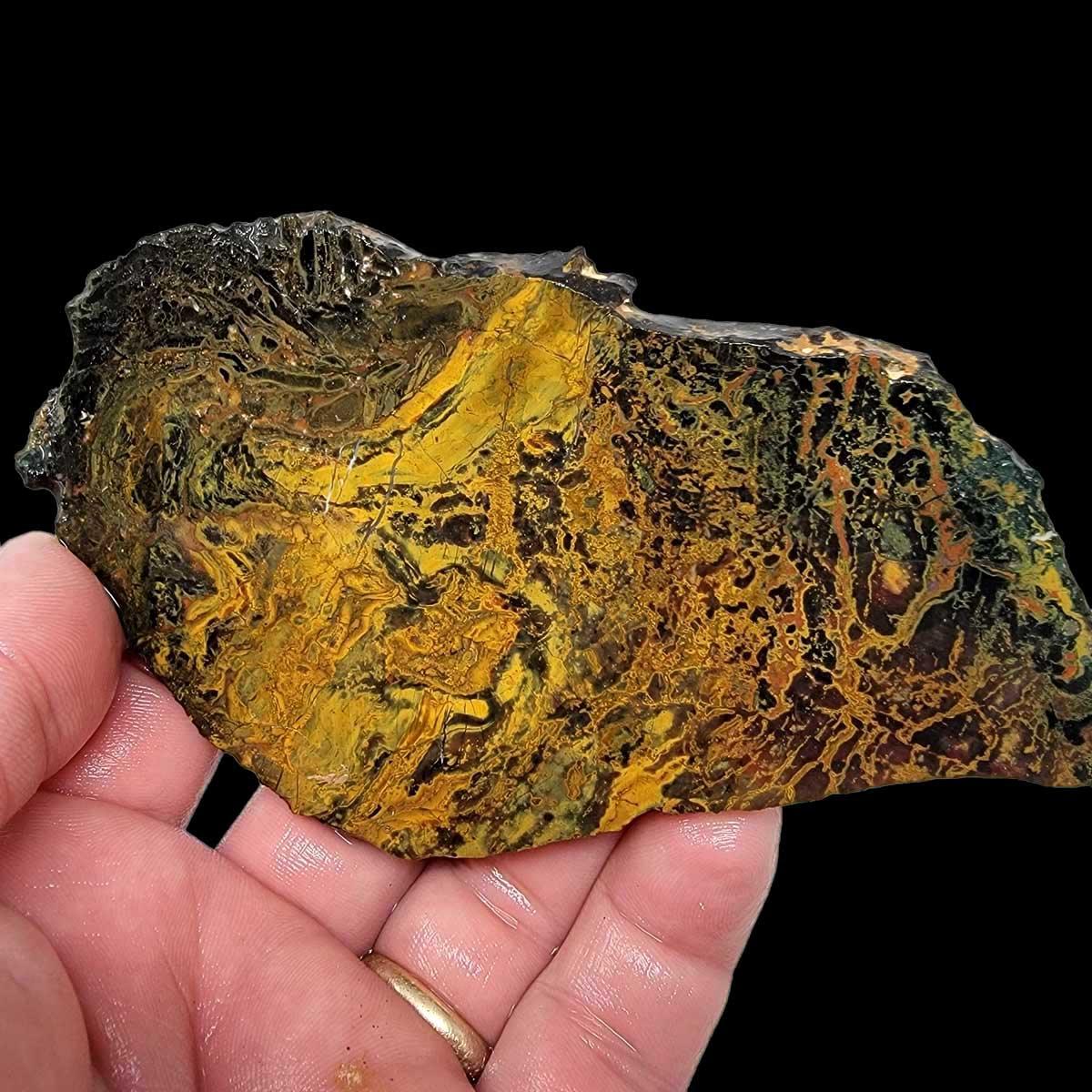 Jurassic Jasper Kaleidoscope Jasper Slab! Lapidary Stone Slab! - LapidaryCentral