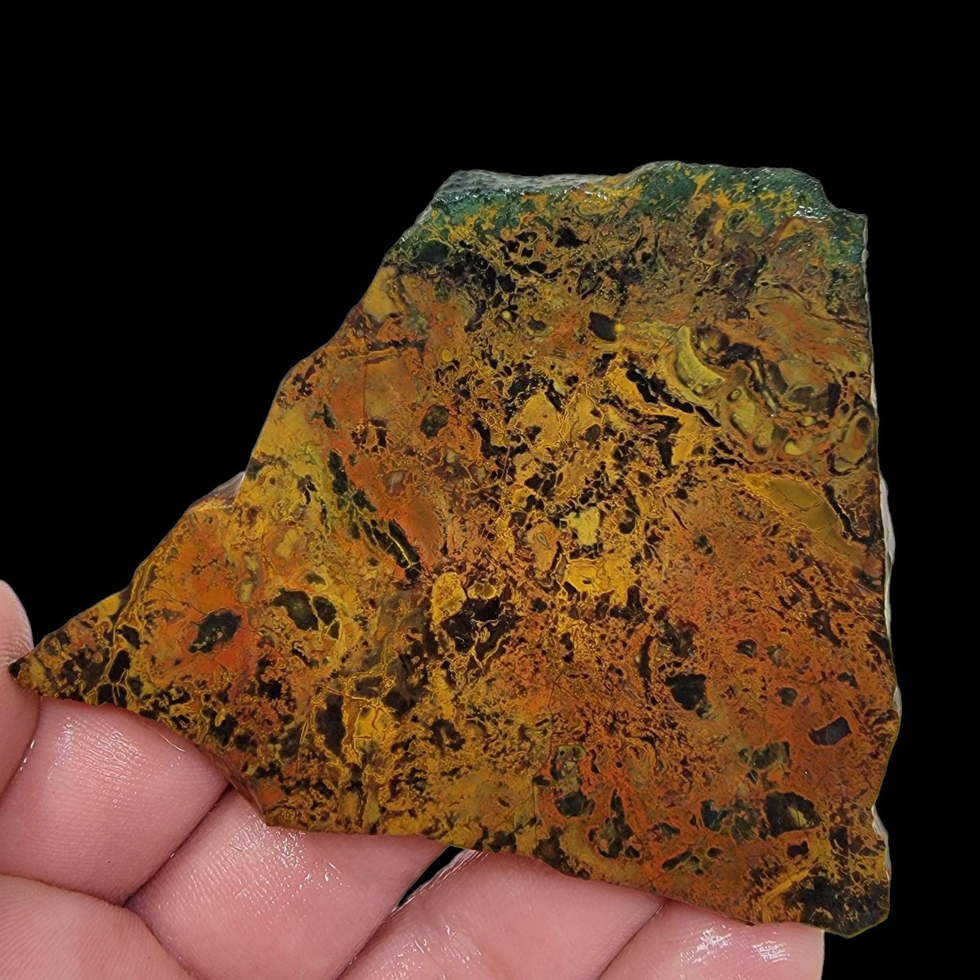 Jurassic Jasper Kaleidoscope Jasper Slab! Lapidary Stone Slab! - LapidaryCentral