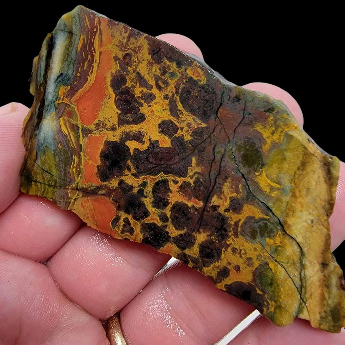Jurassic Jasper Kaleidoscope Jasper Slab! Lapidary Stone Slab! - LapidaryCentral