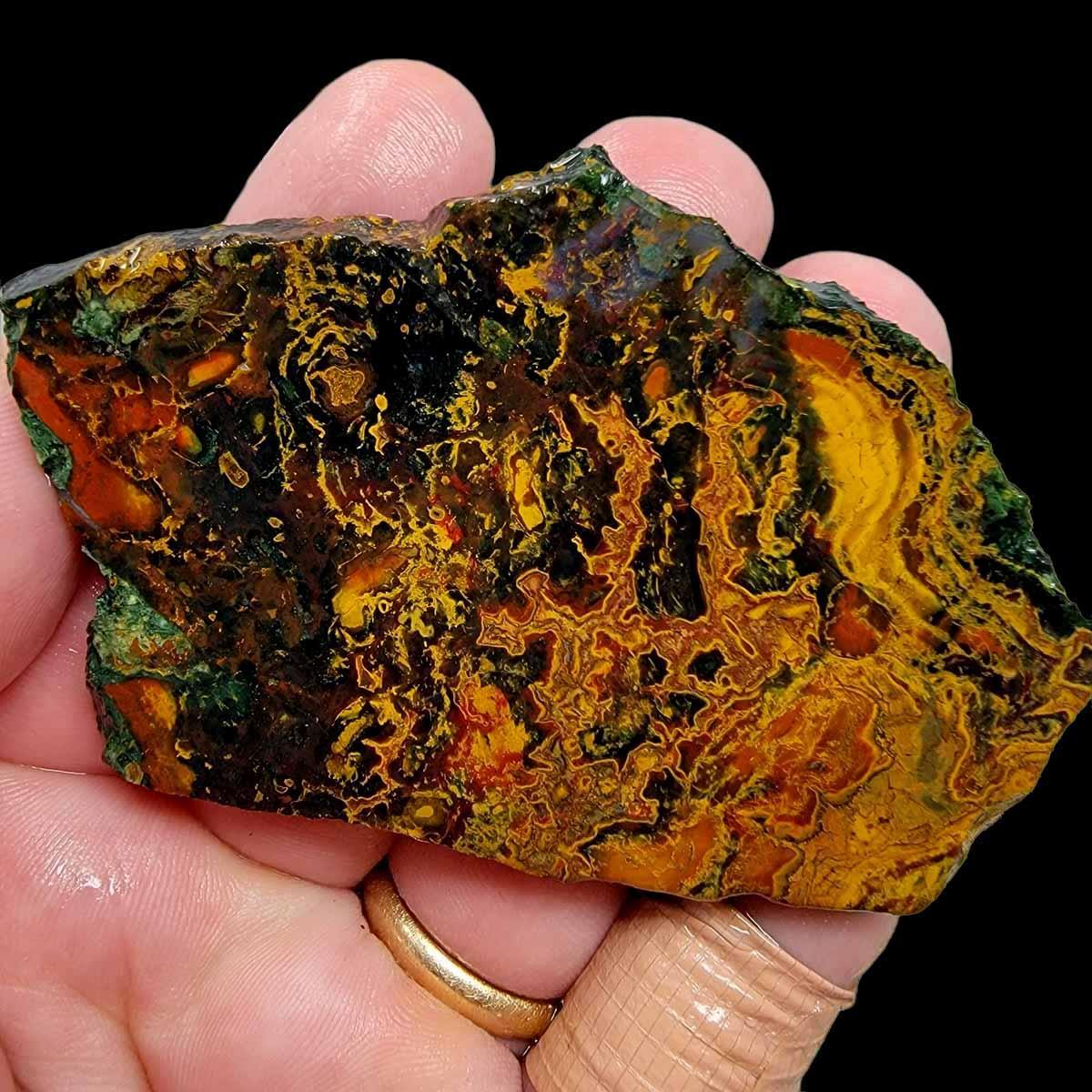Jurassic Jasper Kaleidoscope Jasper Slab! Lapidary Stone Slab! - LapidaryCentral