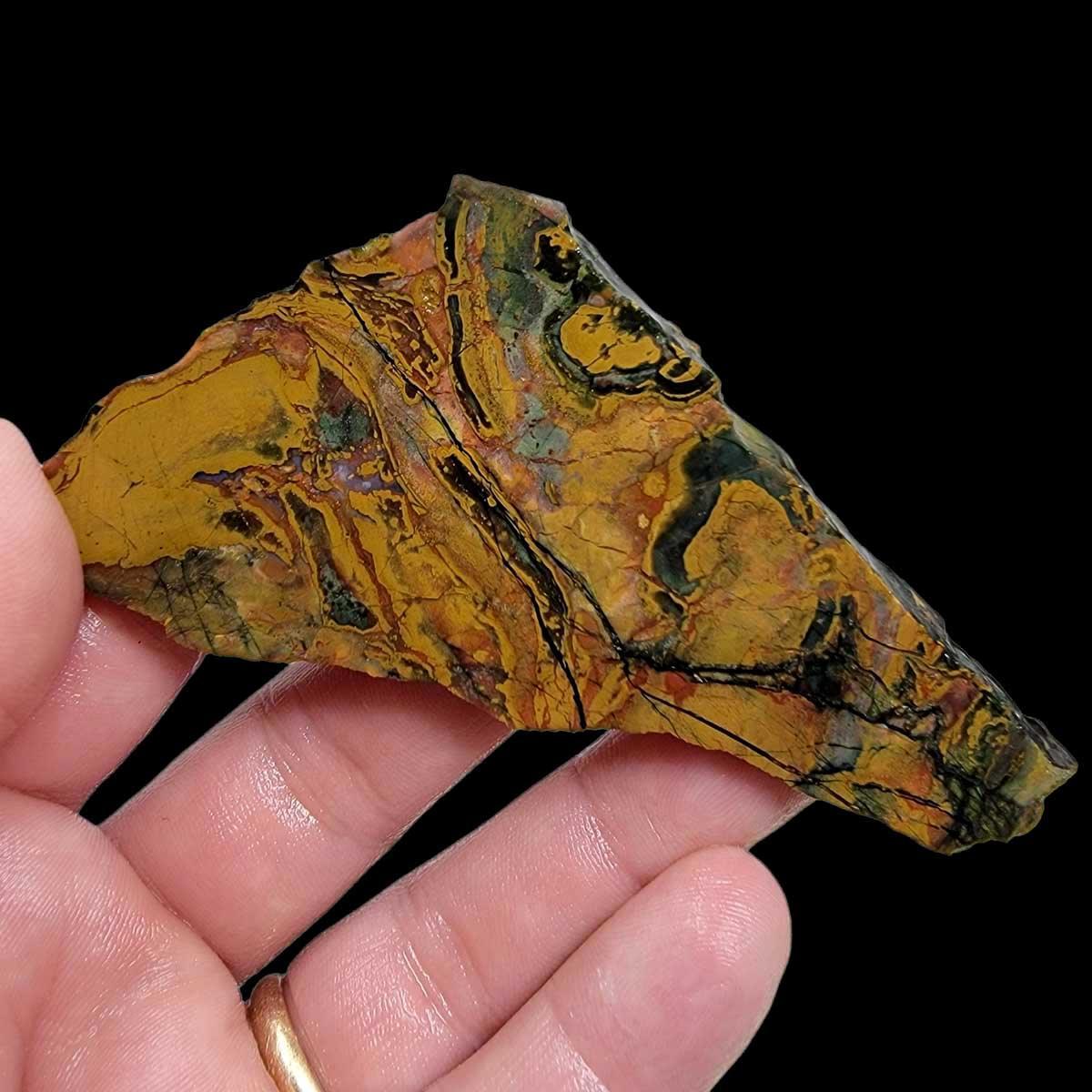 Psychedelic Kaleidoscope Jasper Slab! Lapidary Stone Slab! - LapidaryCentral