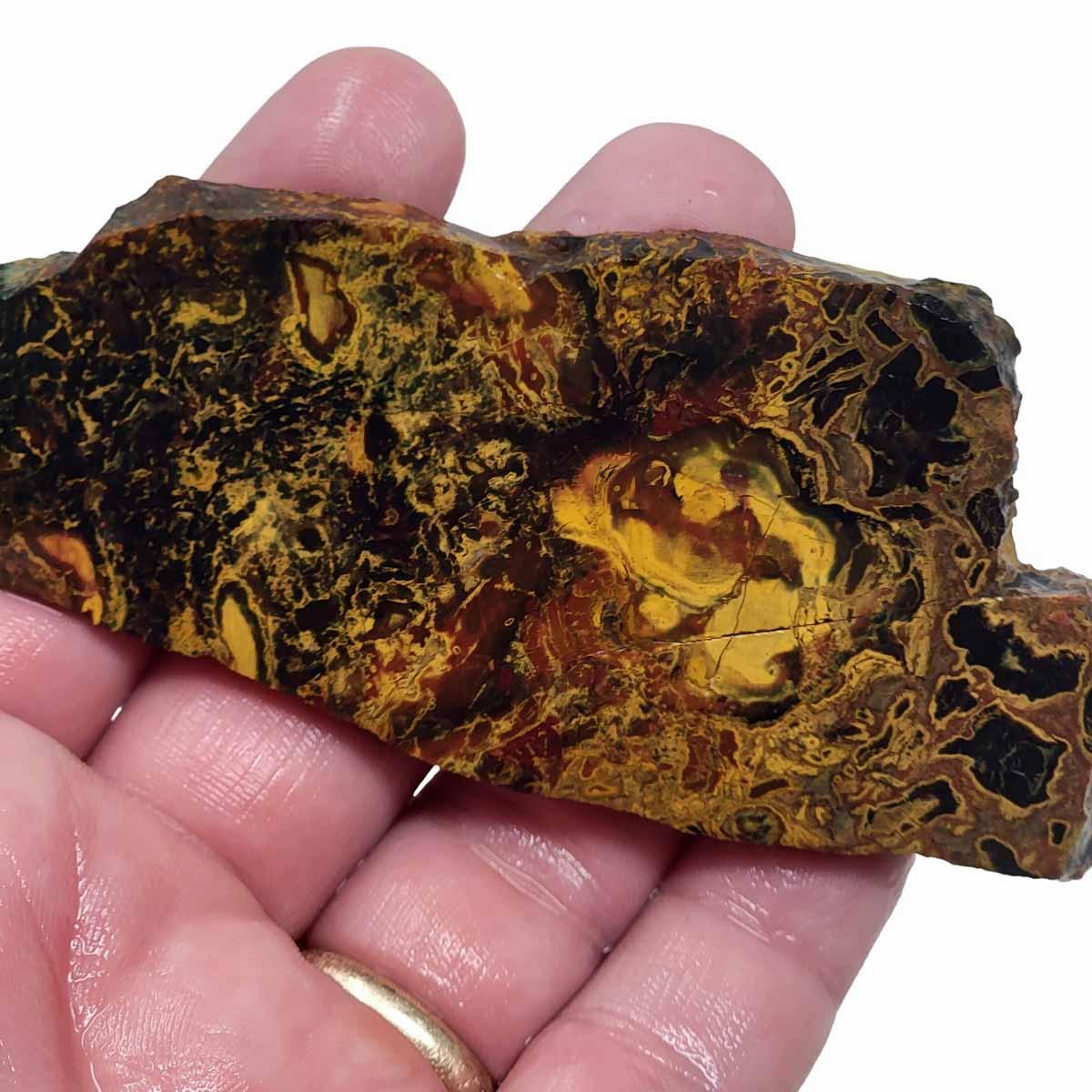 Jurassic Jasper Kaleidoscope Jasper Slab! Lapidary Stone Slab! - LapidaryCentral