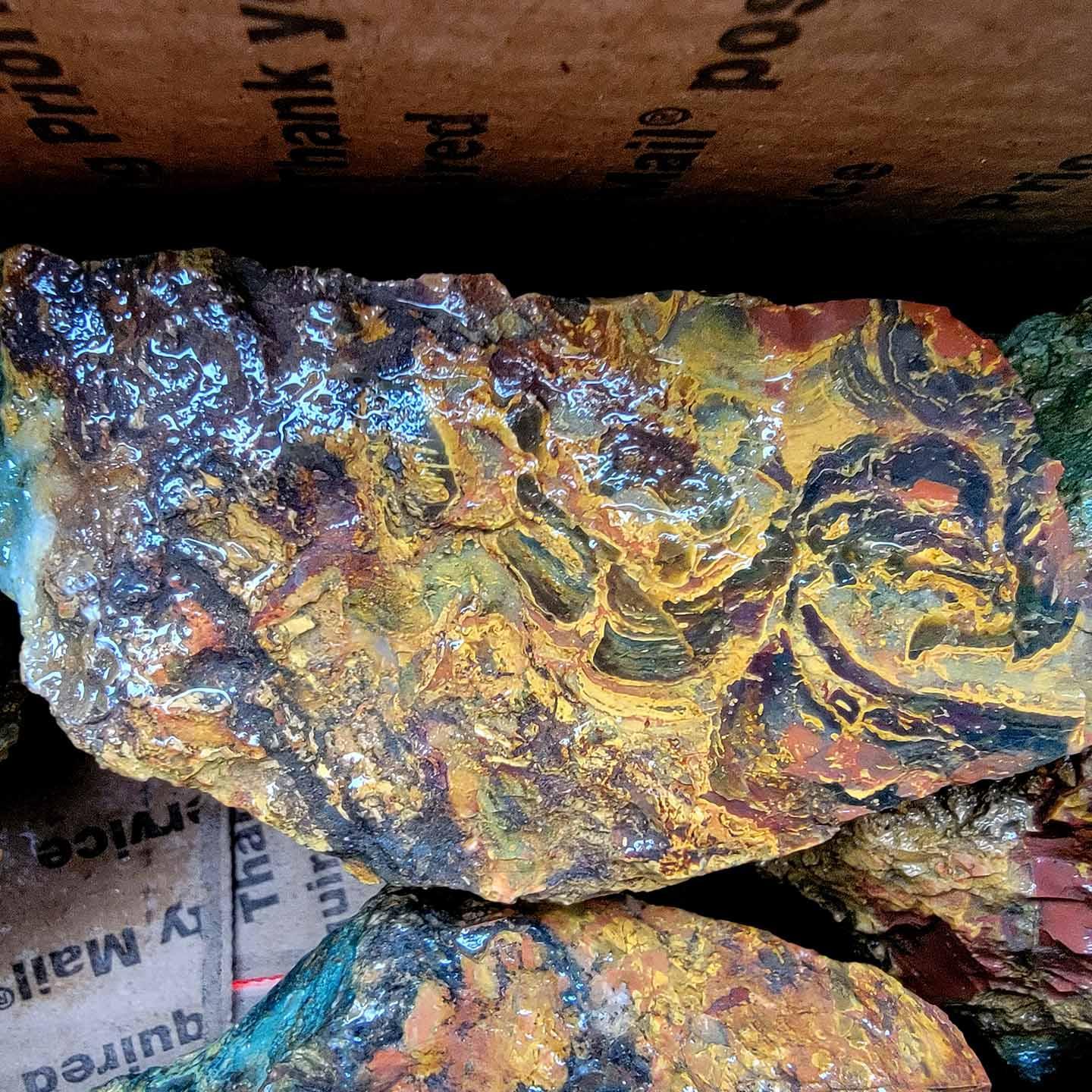 Kaleidoscope Jasper Cutting Trimmer Rough Flatrate! - LapidaryCentral