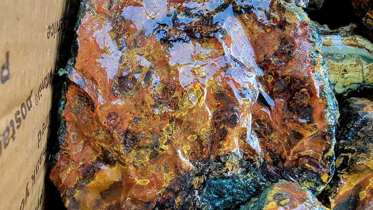 Kaleidoscope Jasper Cutting Trimmer Rough Flatrate! - LapidaryCentral