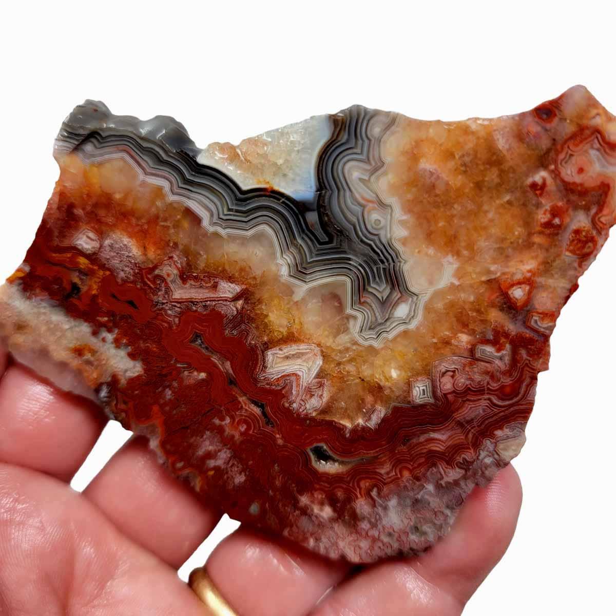 Laguna Lace Agate Slab! Lapidary Stone Slab! - LapidaryCentral