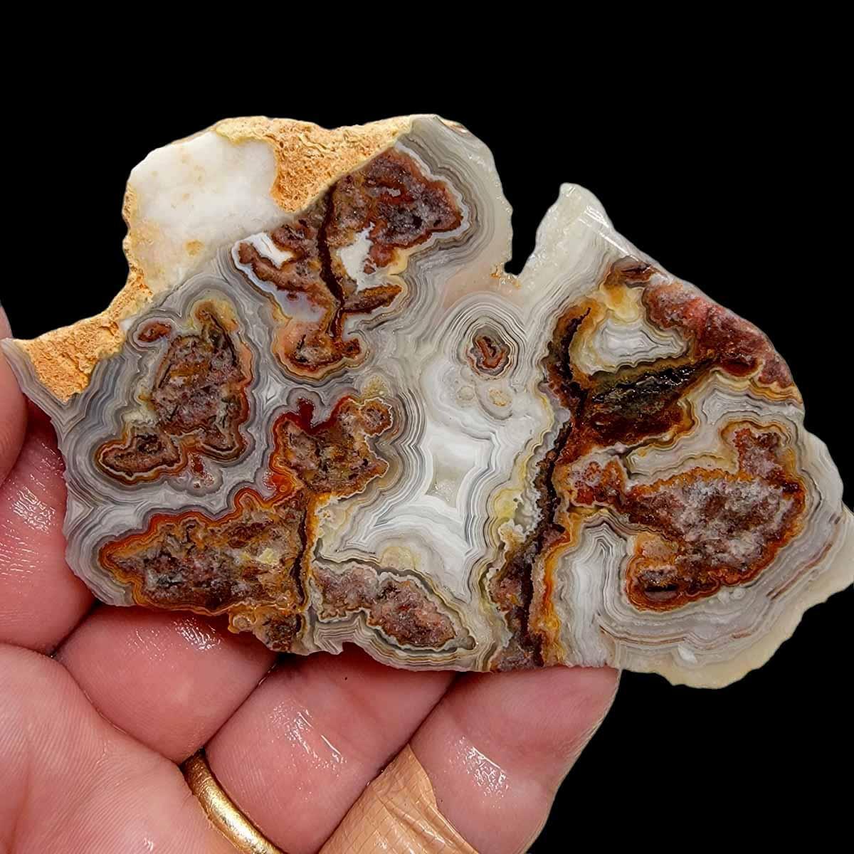 Laguna Lace Agate Slab! Lapidary Stone Slab! - LapidaryCentral