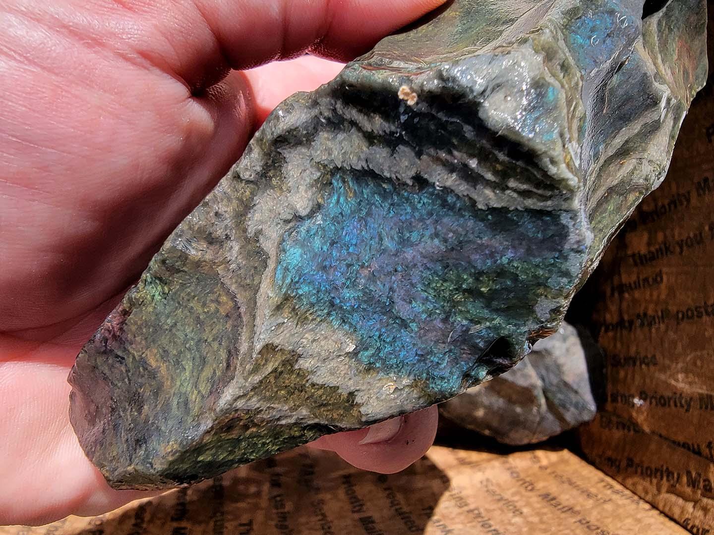 RARE Mexican Velvet Obsidian Cutting Rough Flatrate! - LapidaryCentral