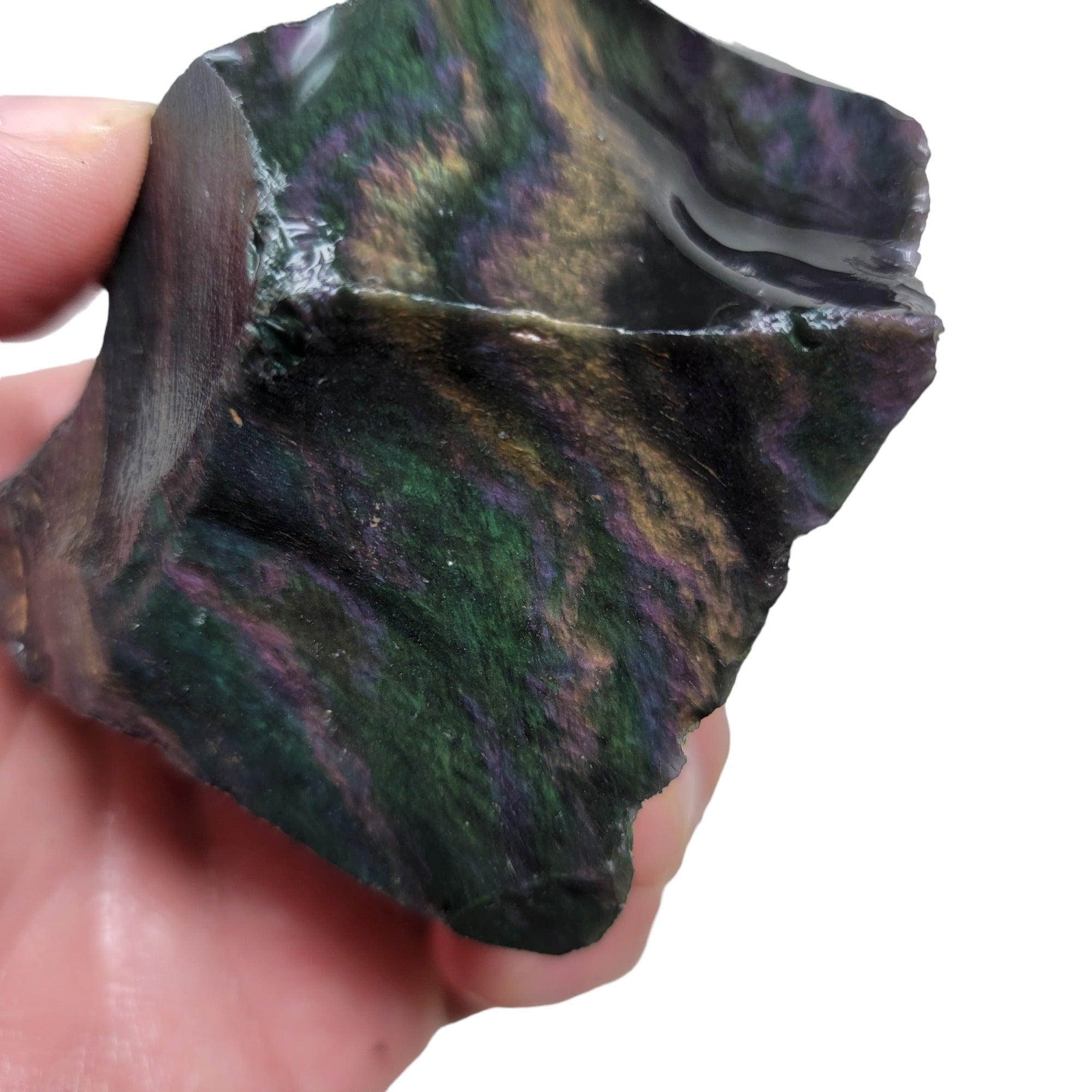 Velvet Obsidian Rough Chunk! - LapidaryCentral