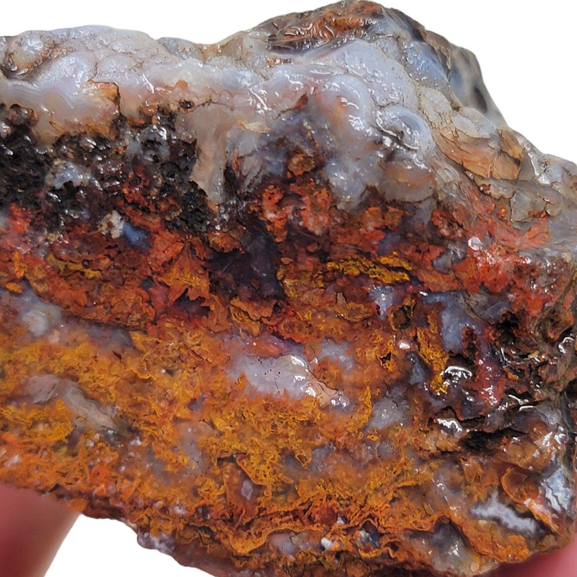 San Carlos Moss Agate Rough Chunk! - Lapidary Central