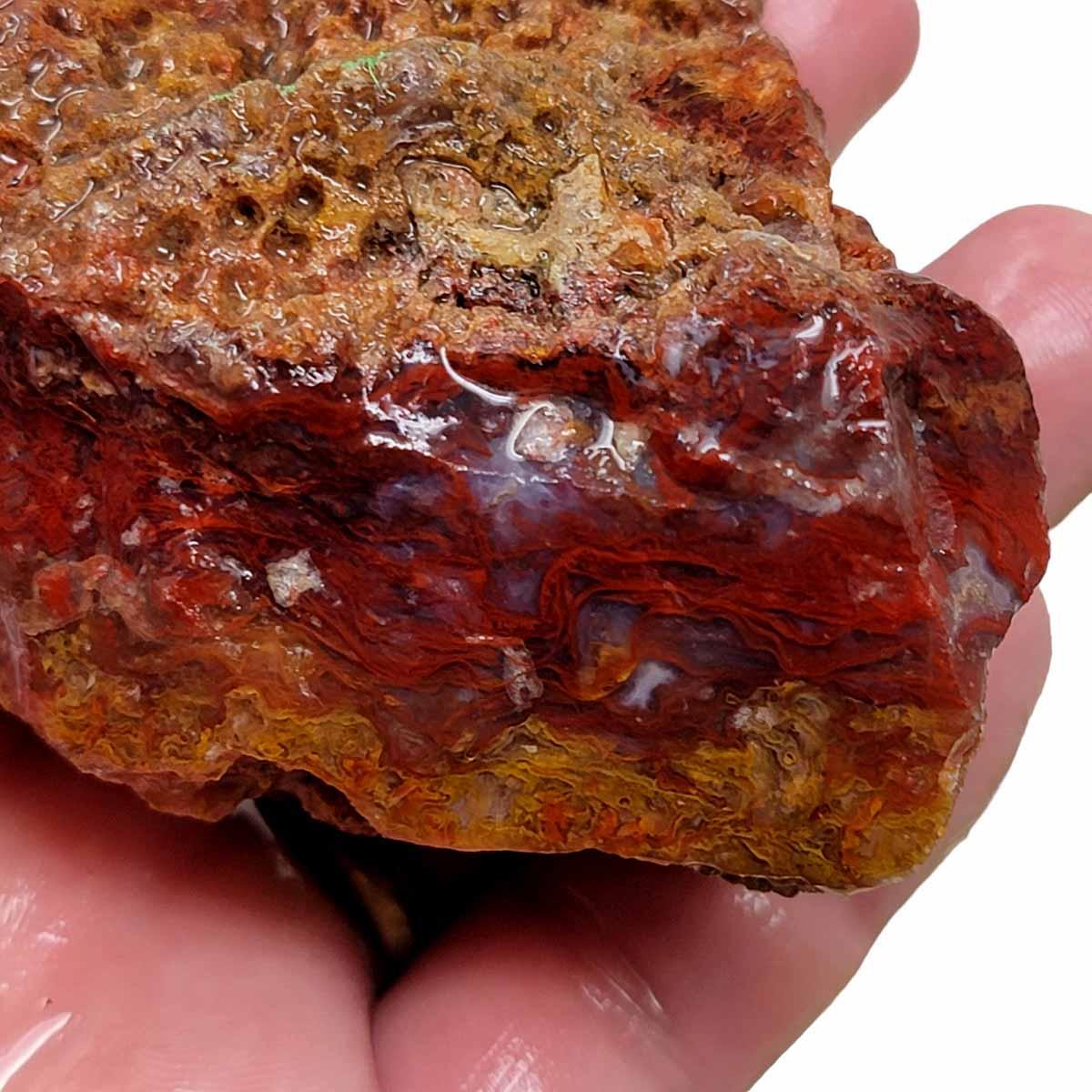 San Carlos Moss Agate Rough Chunk! - Lapidary Central