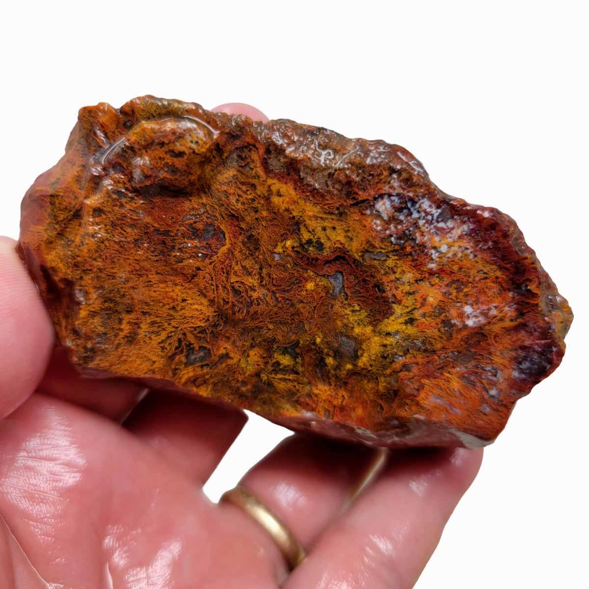 San Carlos Moss Agate Rough Chunk! - Lapidary Central
