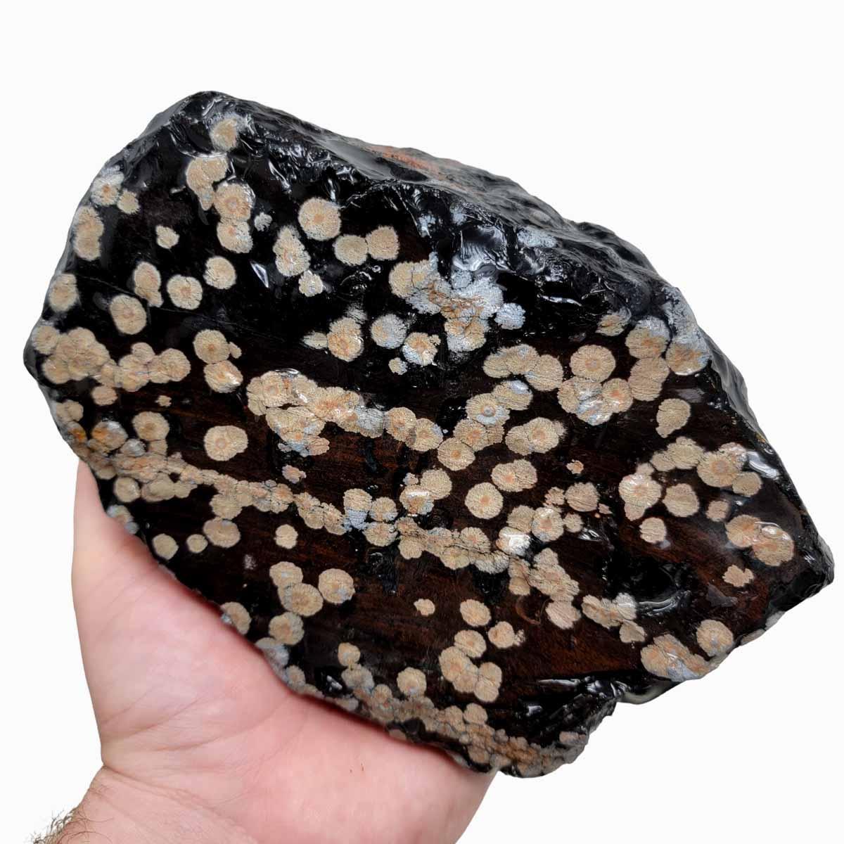 Snowflake Obsidian Rough Chunk! - LapidaryCentral