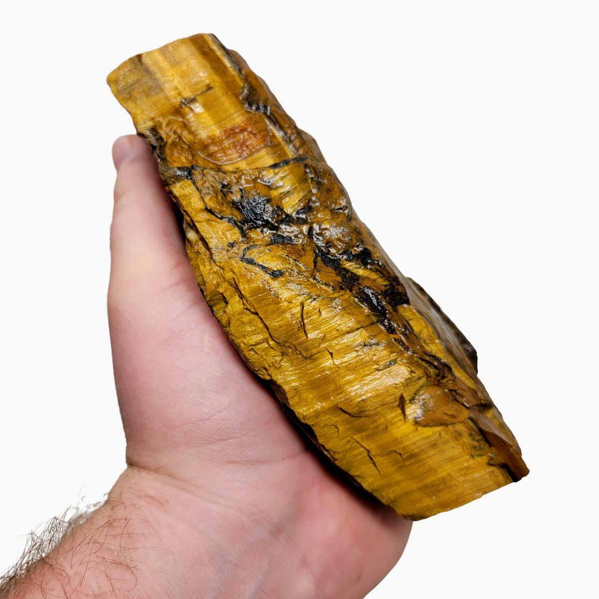 Golden Tigereye Rough Chunk! - LapidaryCentral