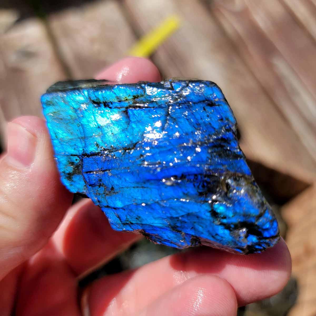 Cabbing Grade Labradorite Trimmer Rough Batch with Good Flash! - Lapidary Central