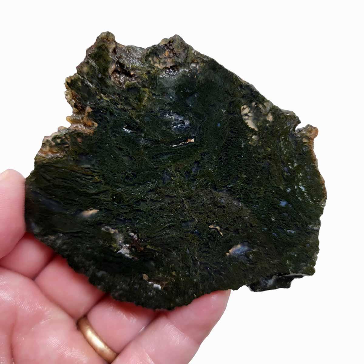 Maury Mountain Moss Agate Slab! Lapidary Stone Slab! - LapidaryCentral