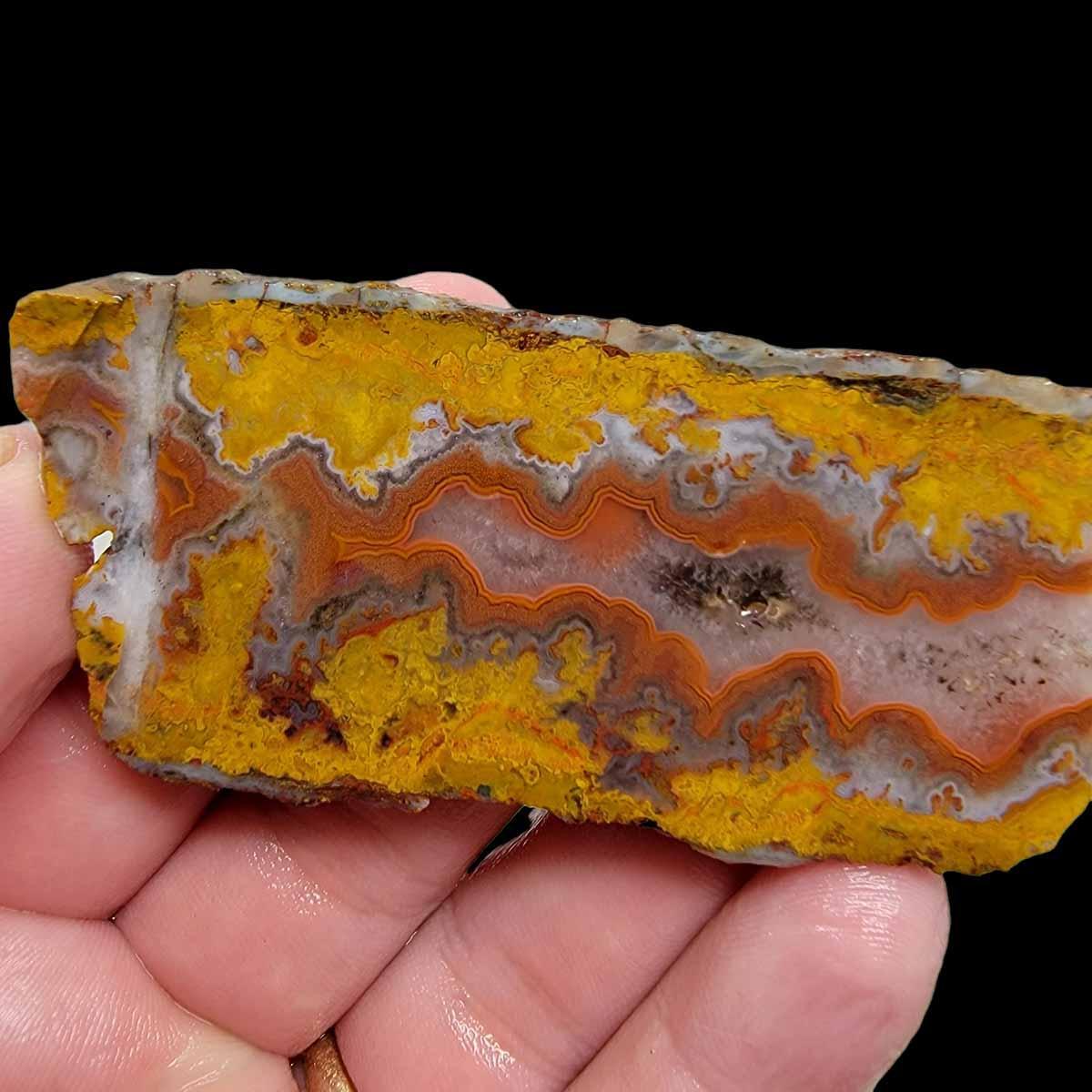 Moroccan Seam Agate Slab! Lapidary Stone Slab! - LapidaryCentral