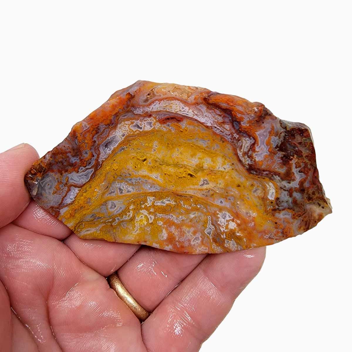 San Carlos Agate Slab! Lapidary Stone Slab! - Lapidary Central