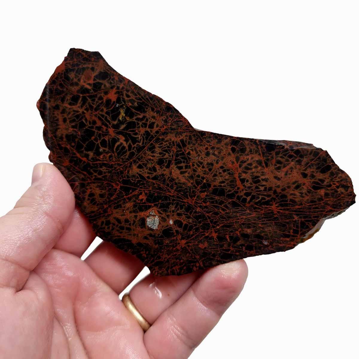 Spiderman Jasper Slab! Lapidary Stone Slab! - LapidaryCentral