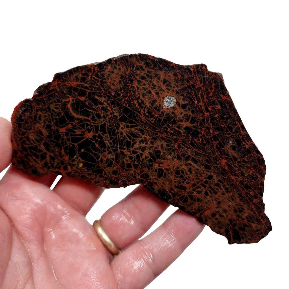 Spiderman Jasper Slab! Lapidary Stone Slab! - LapidaryCentral