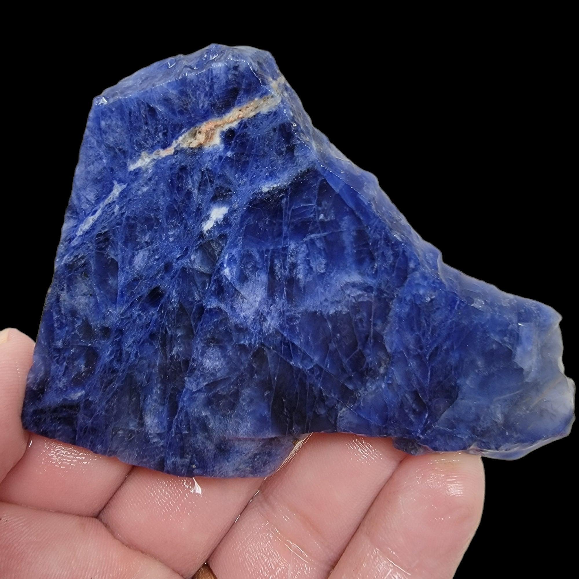 Blue Uruguay Sodalite Slab! Lapidary Stone Slab! - LapidaryCentral