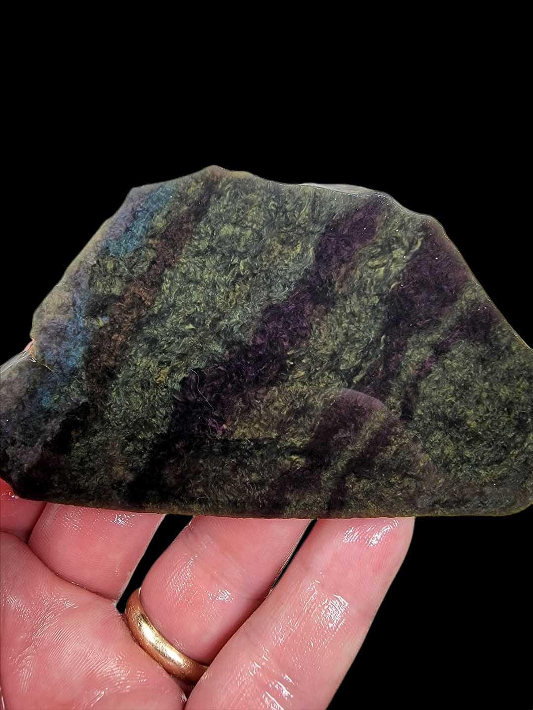 Mexican Velvet Obsidian Slab! Lapidary Stone Slab! - LapidaryCentral