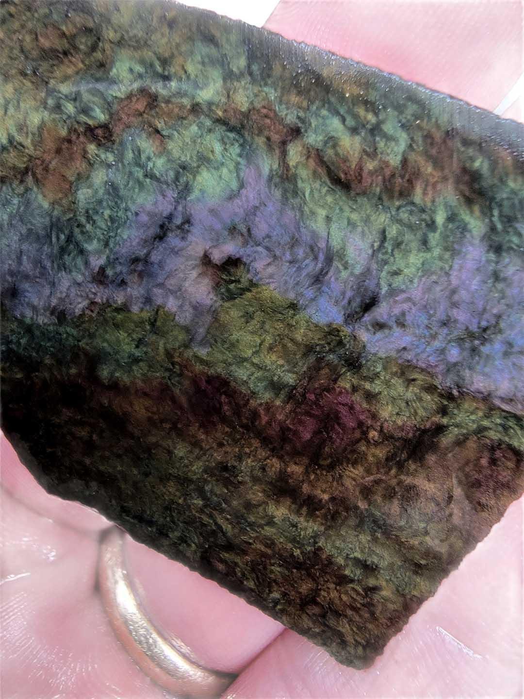 Mexican Velvet Obsidian Slab! Lapidary Stone Slab! - LapidaryCentral