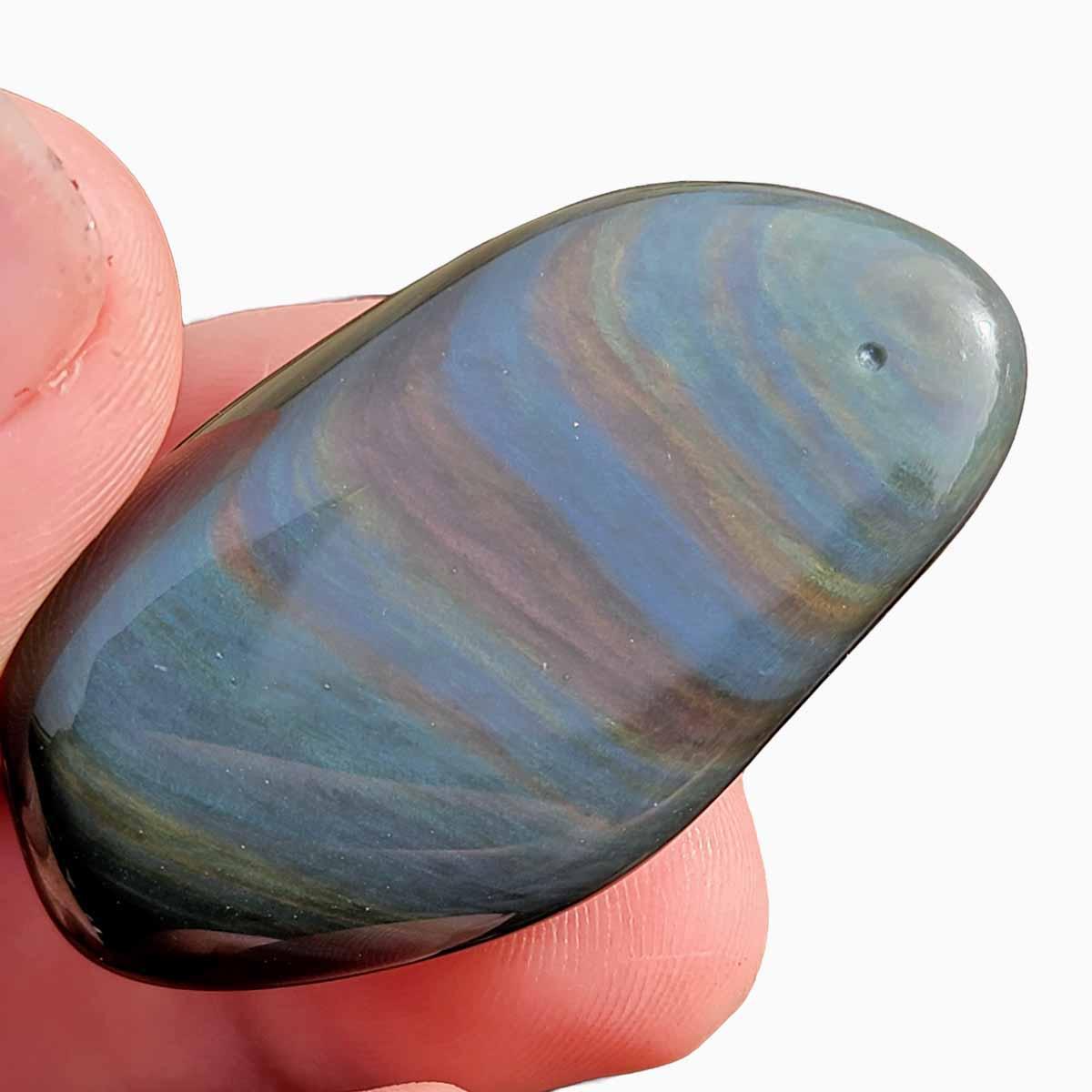 Velvet Obsidian Tumbled Polished Pocket Stones! 200 grams! - LapidaryCentral