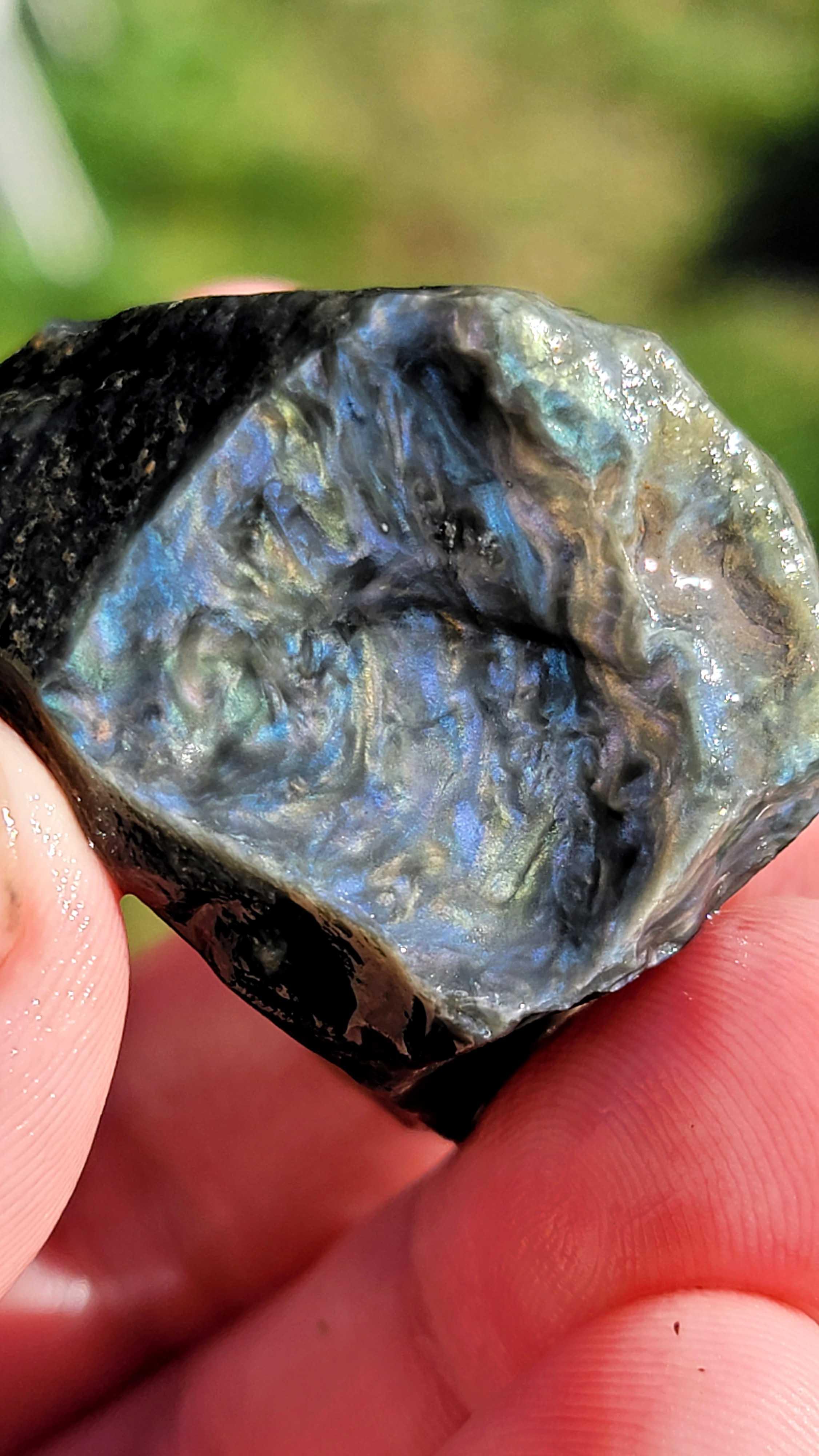 4 Pounds Random Pull RARE Mexican Velvet Obsidian Rough!  Old Stock! - LapidaryCentral
