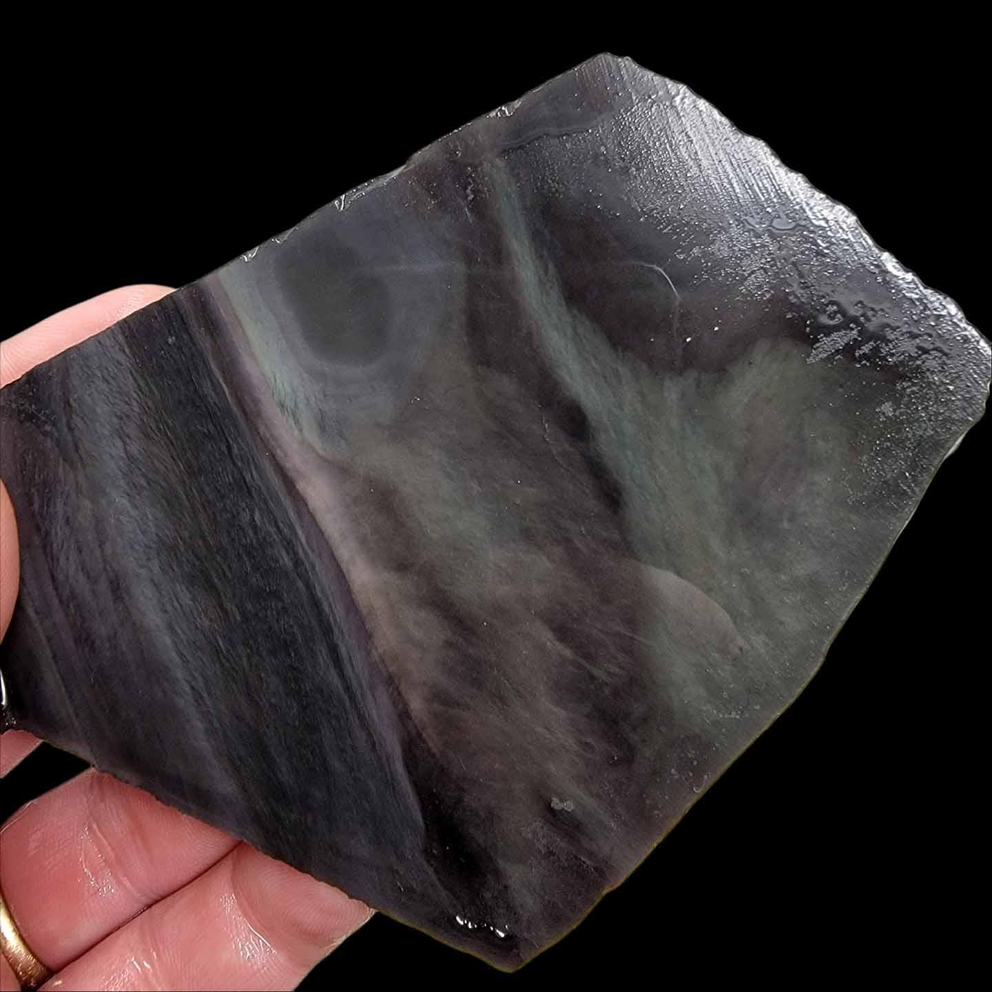 Mexican Velvet Obsidian Lapidary Stone Slab! - LapidaryCentral