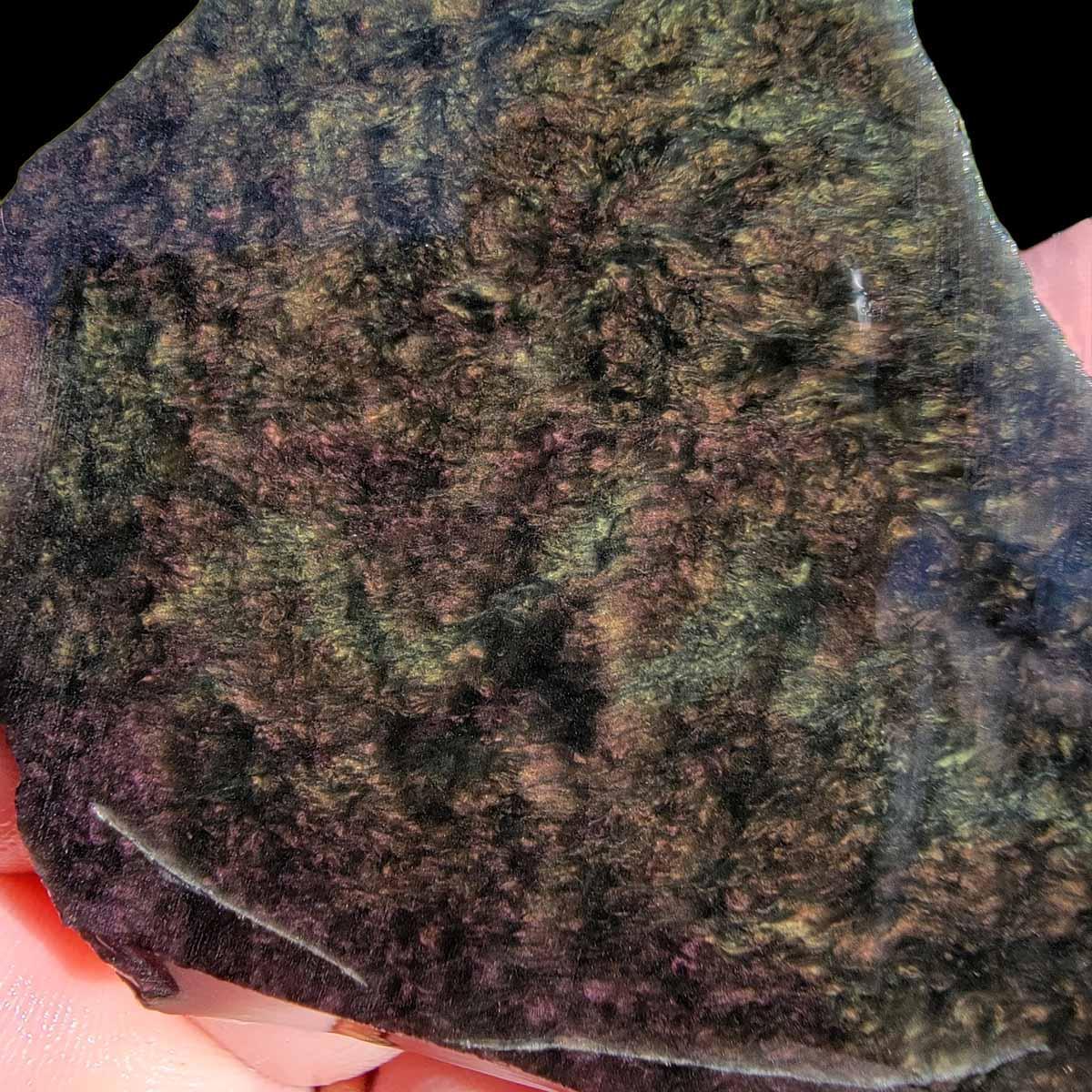 Mexican Velvet Obsidian Lapidary Stone Slab! - LapidaryCentral