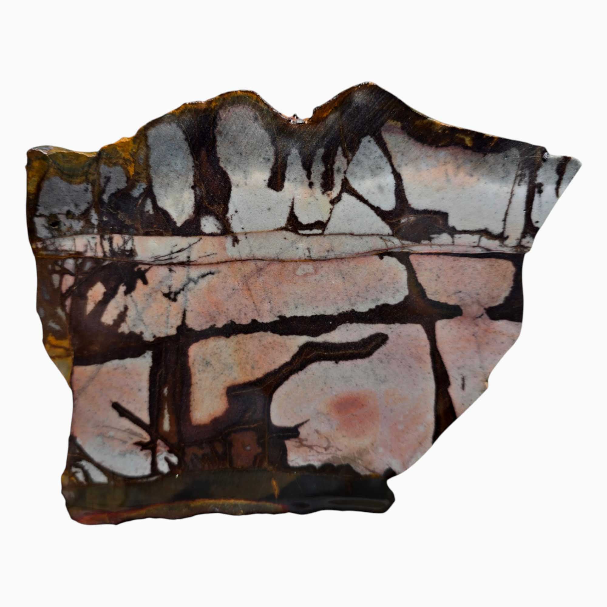 High Grade Outback Jasper Slab – Scenic Patterns & Rare Sunset Hues