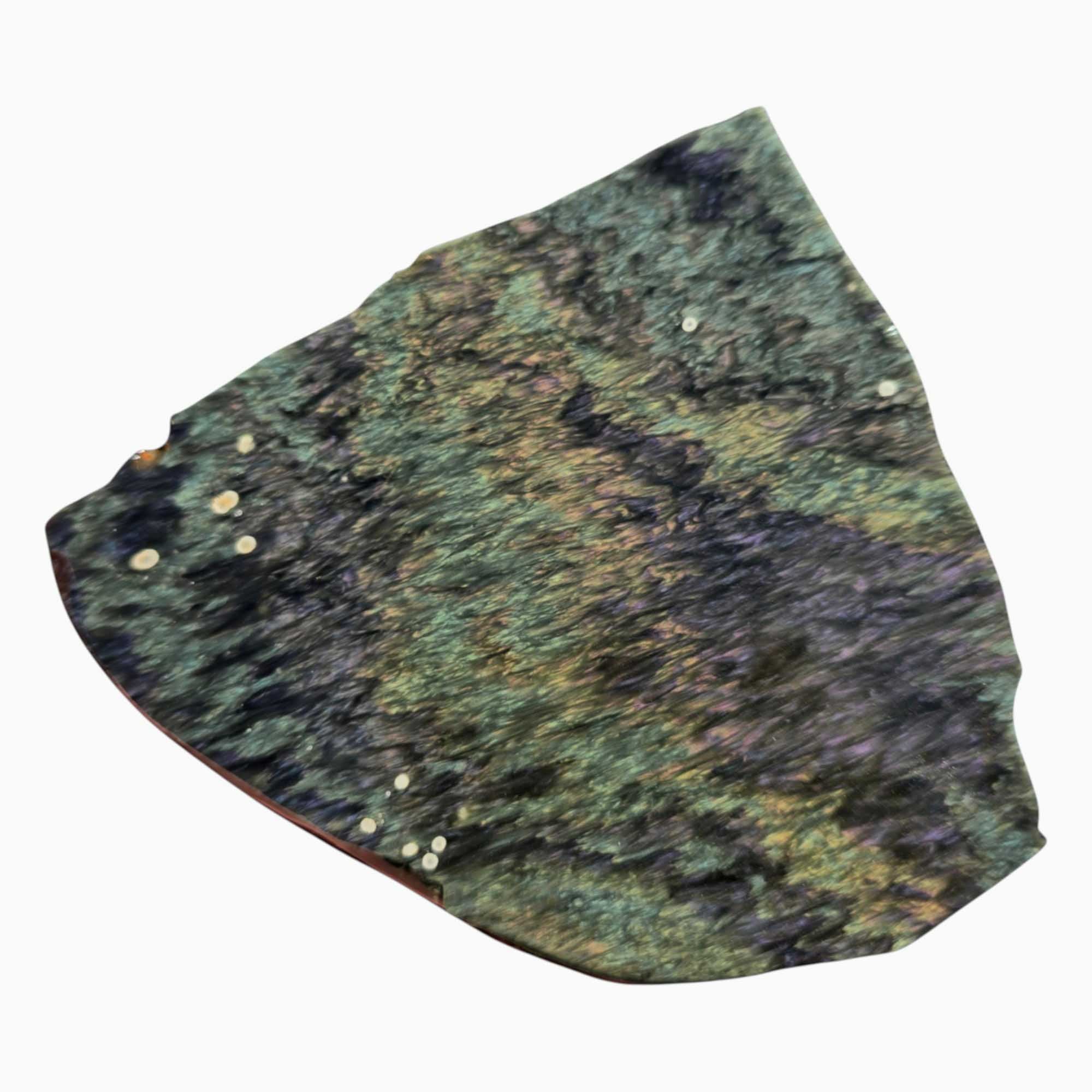 Velvet Obsidian Slab – Thick Cut Mexican Glass for Lapidary or Display Use