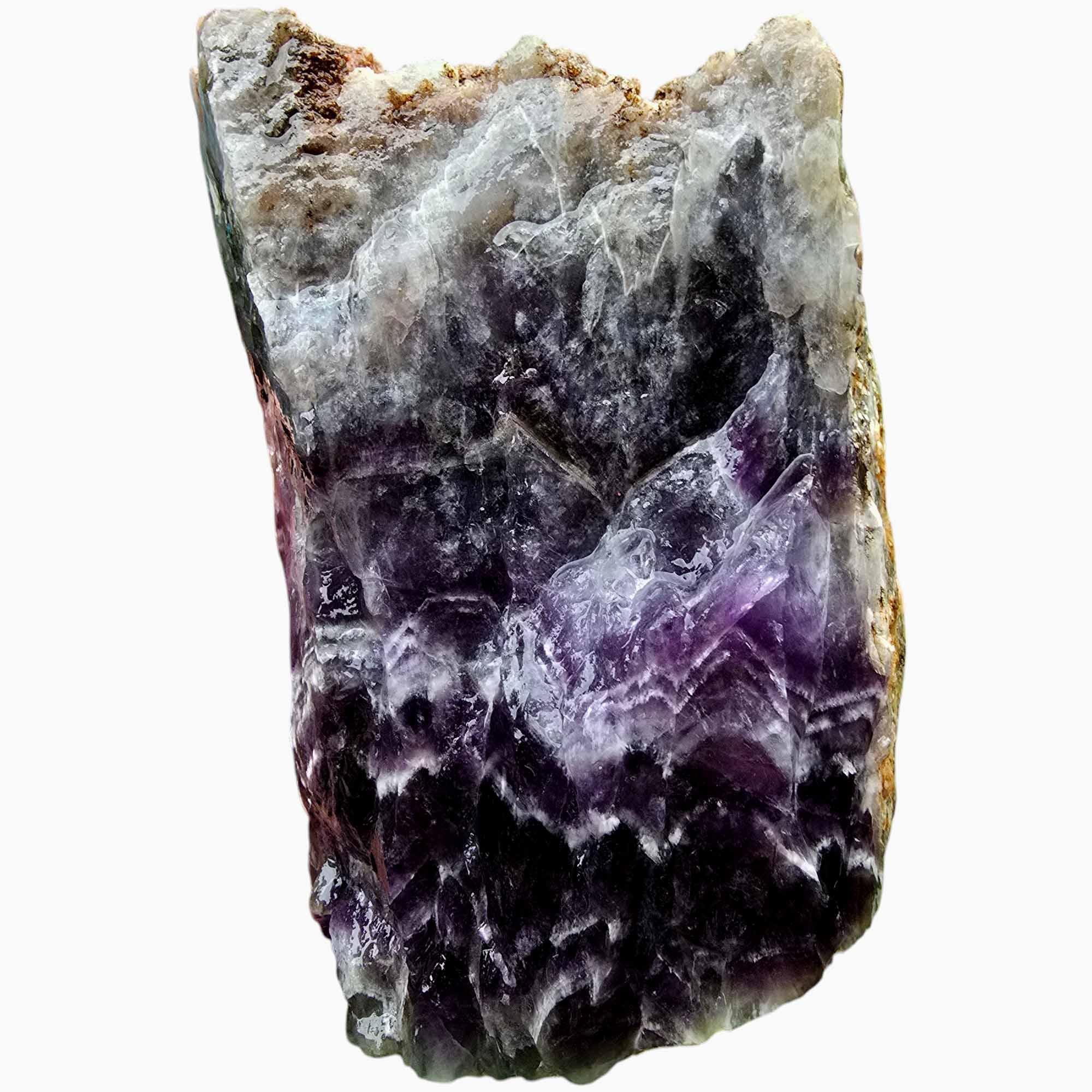 Moroccan Amethyst Lace Crystal Lapidary Cutter Rough Chunk