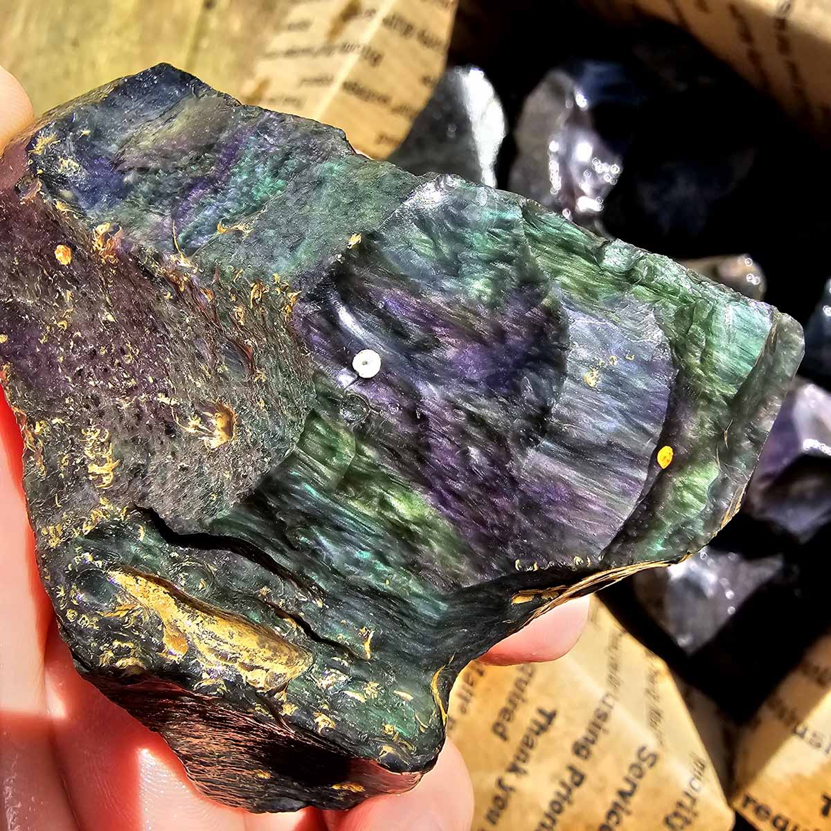 Jaw Dropping Velvet Obsidian Rough Flatrate!